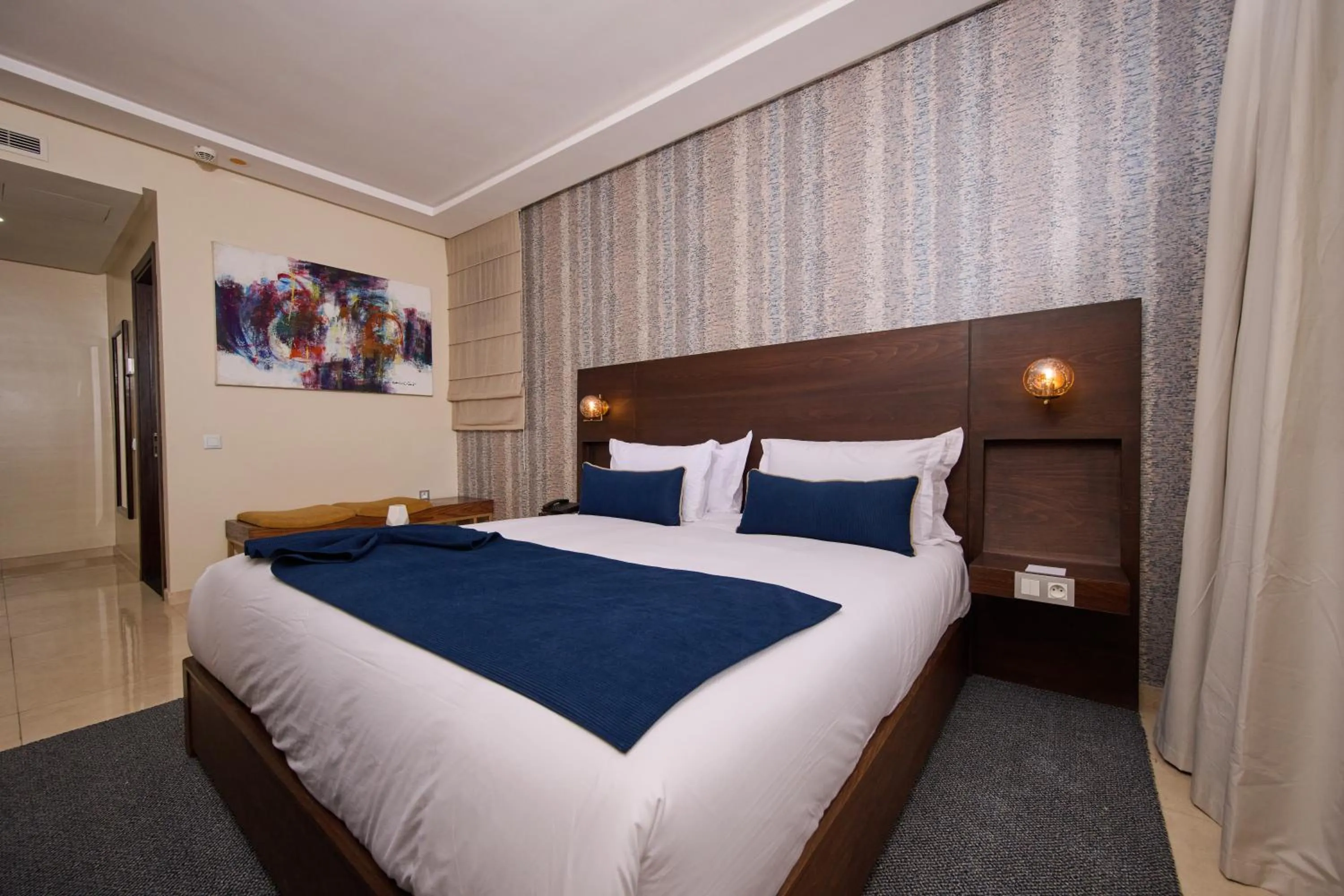 Bed in Fourteen Hotel Ain Sebaa