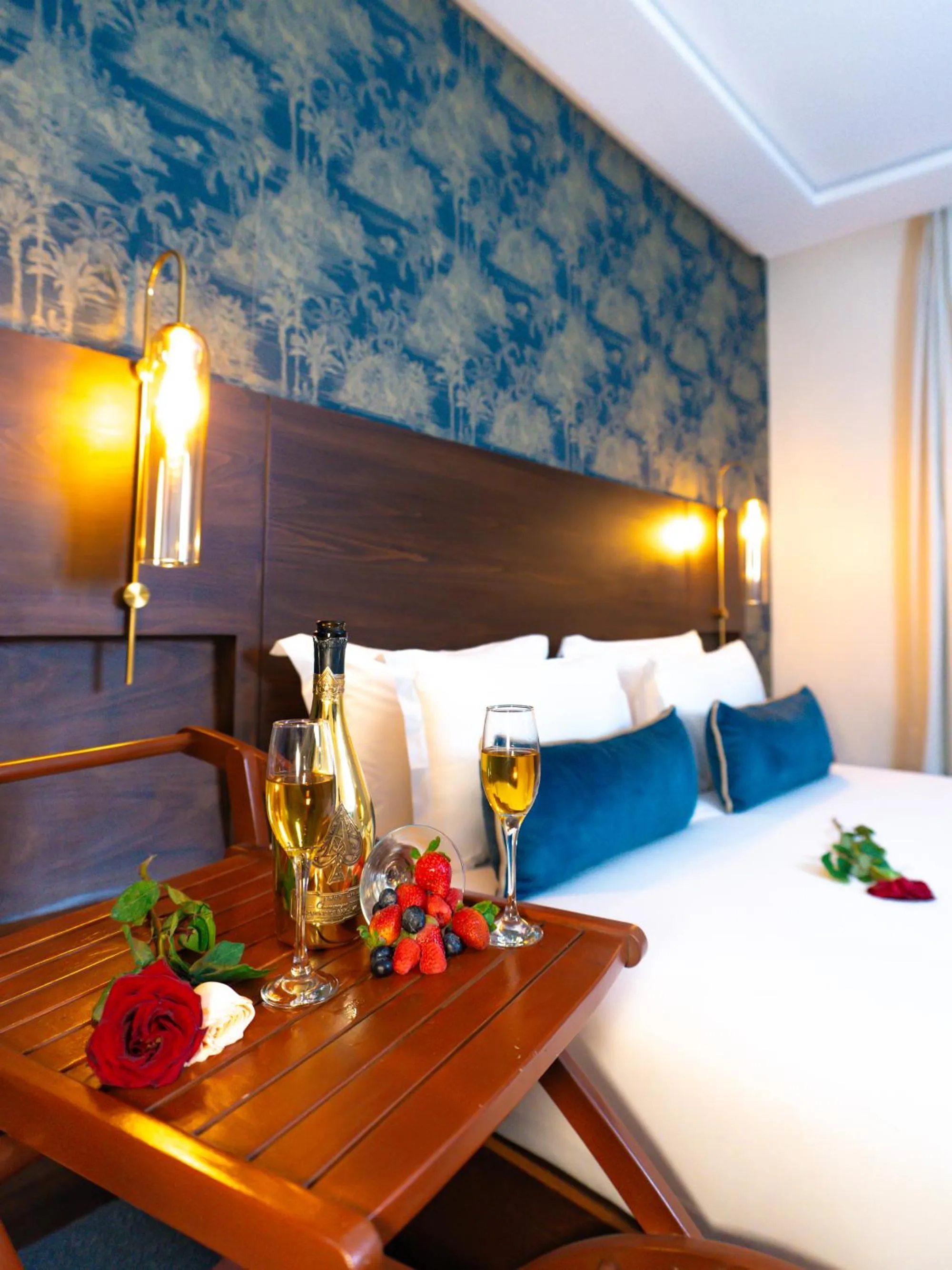 Bed in Fourteen Hotel Ain Sebaa