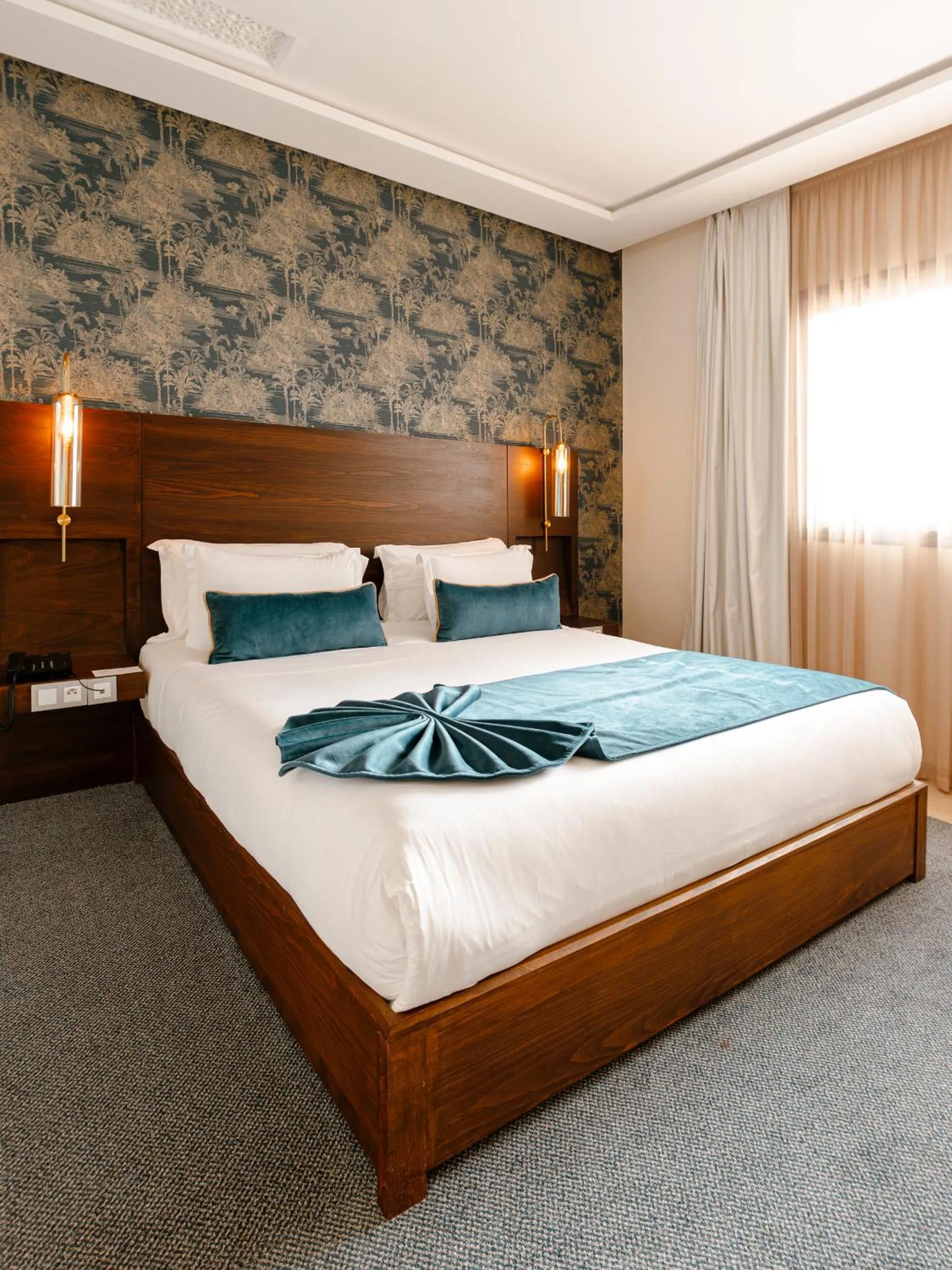 Bed in Fourteen Hotel Ain Sebaa