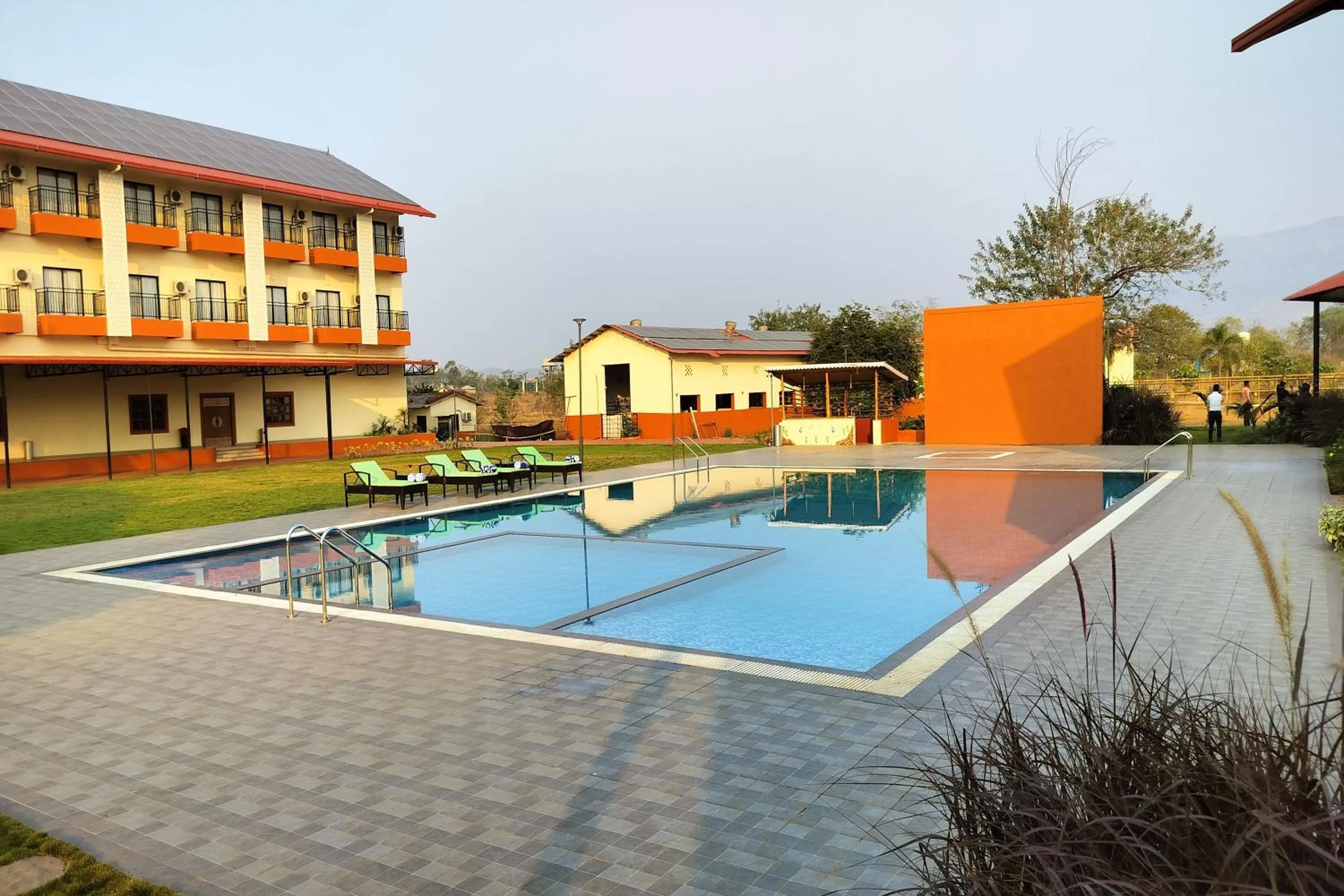 Swimming pool in Pegasus Lifestyle Resort Karjat