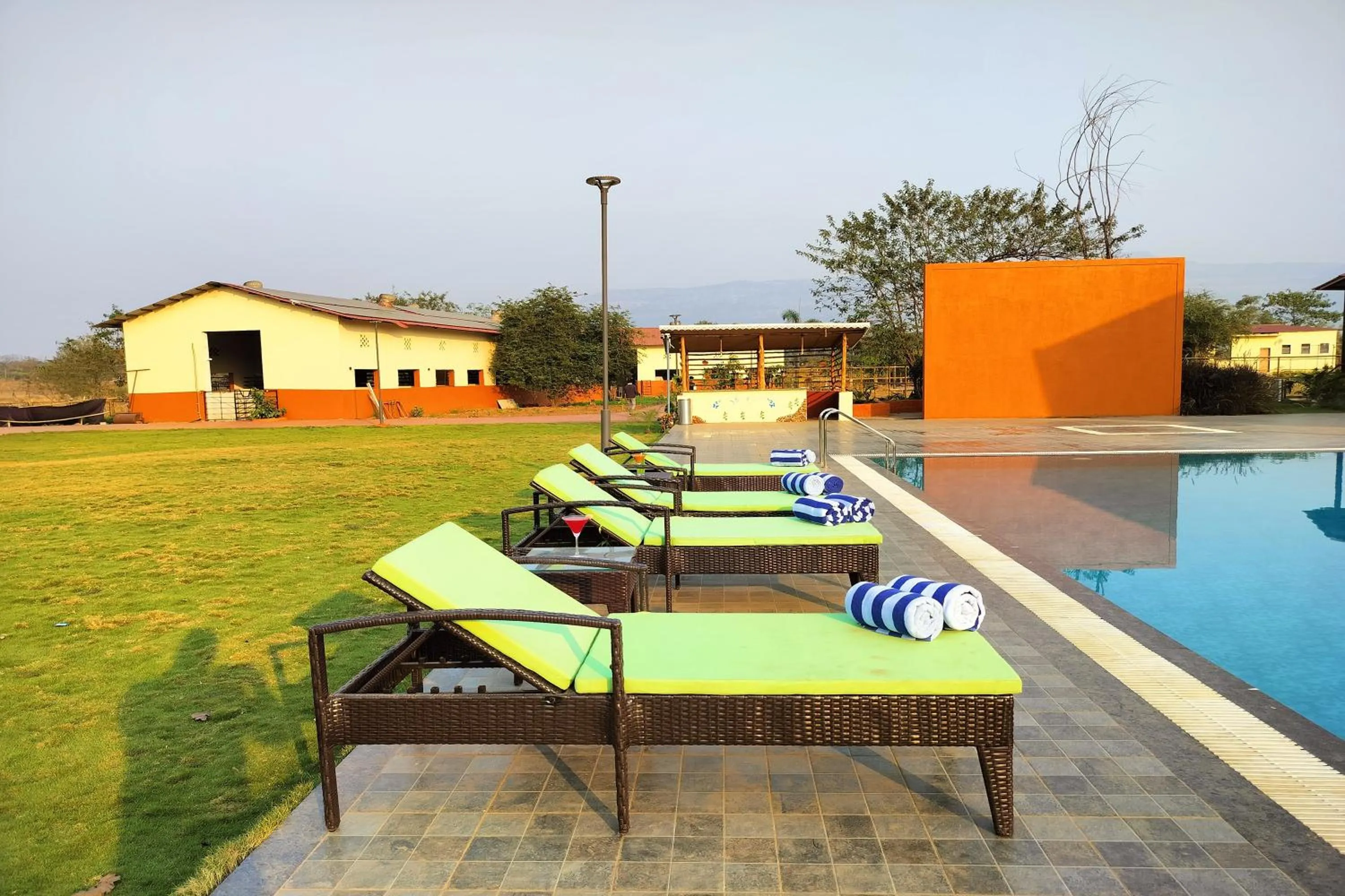 Swimming pool in Pegasus Lifestyle Resort Karjat