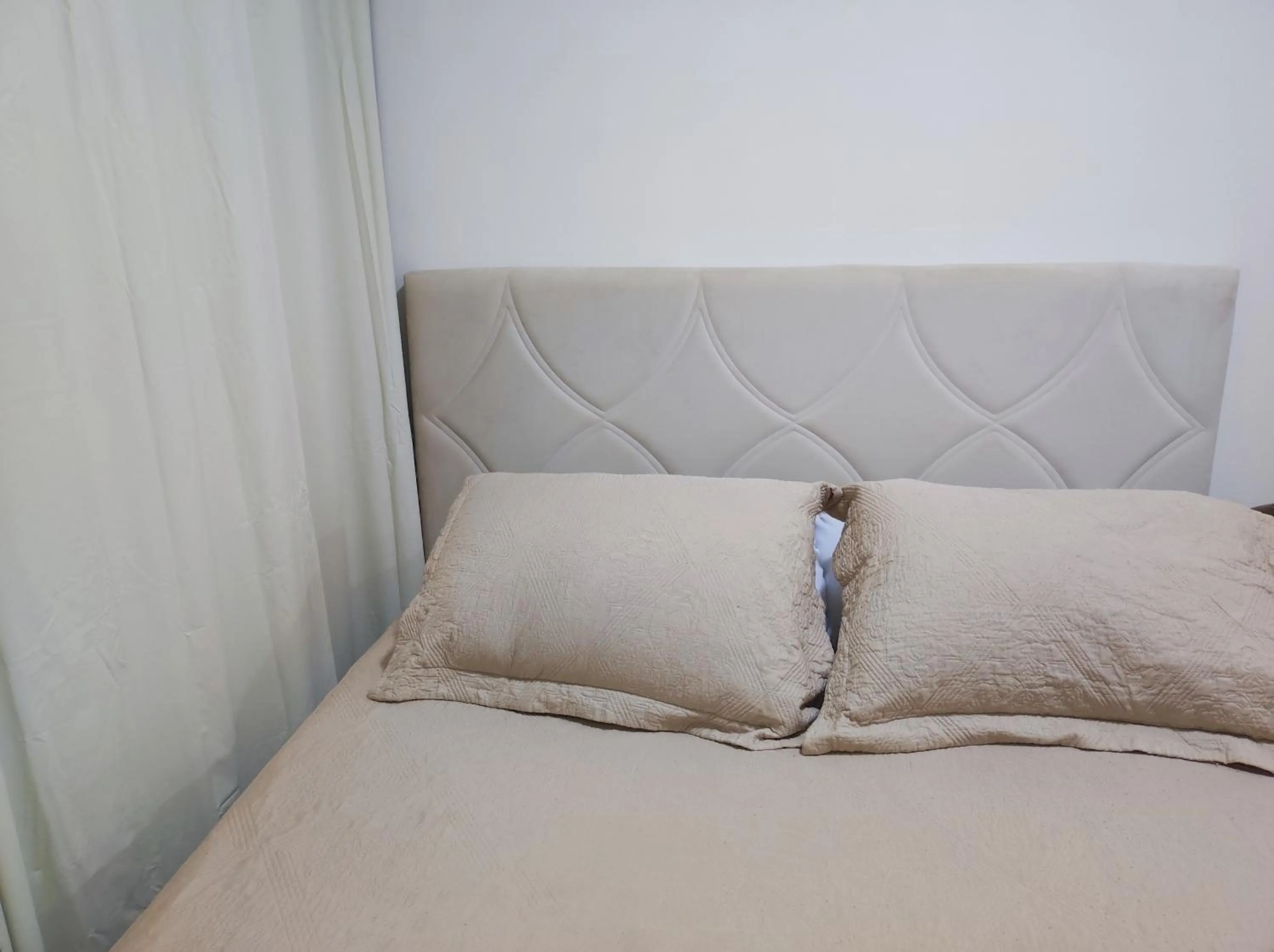 Bed in Fabuloso Apartamento central em Curitiba