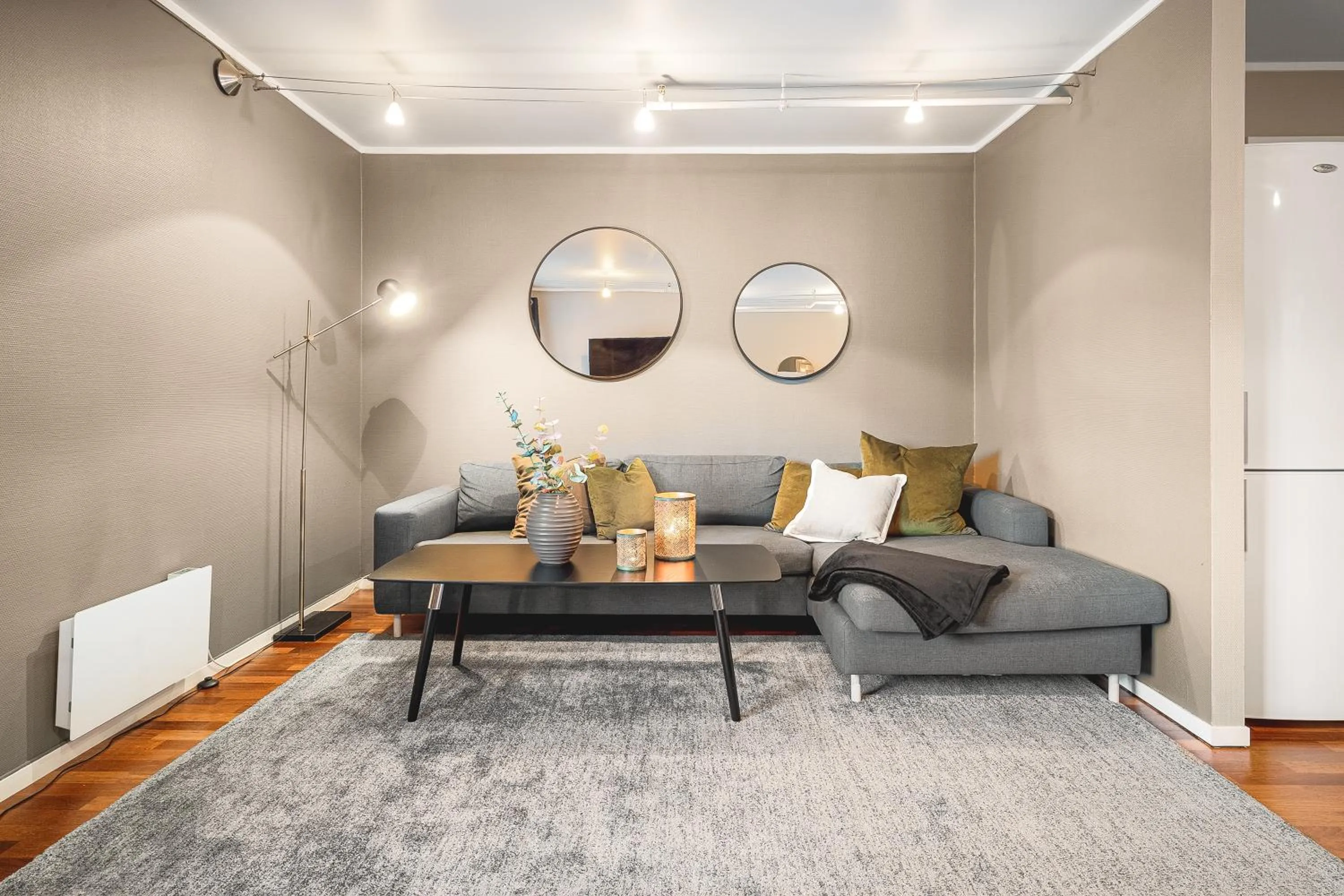 Living room in Enter Amalie Apartment Hotel