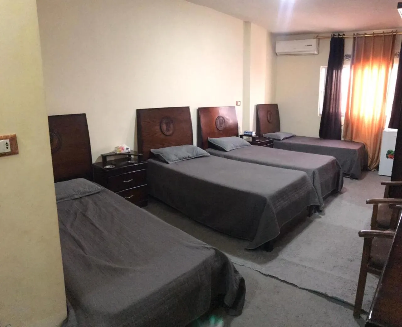 Bed in Alfares Hotel