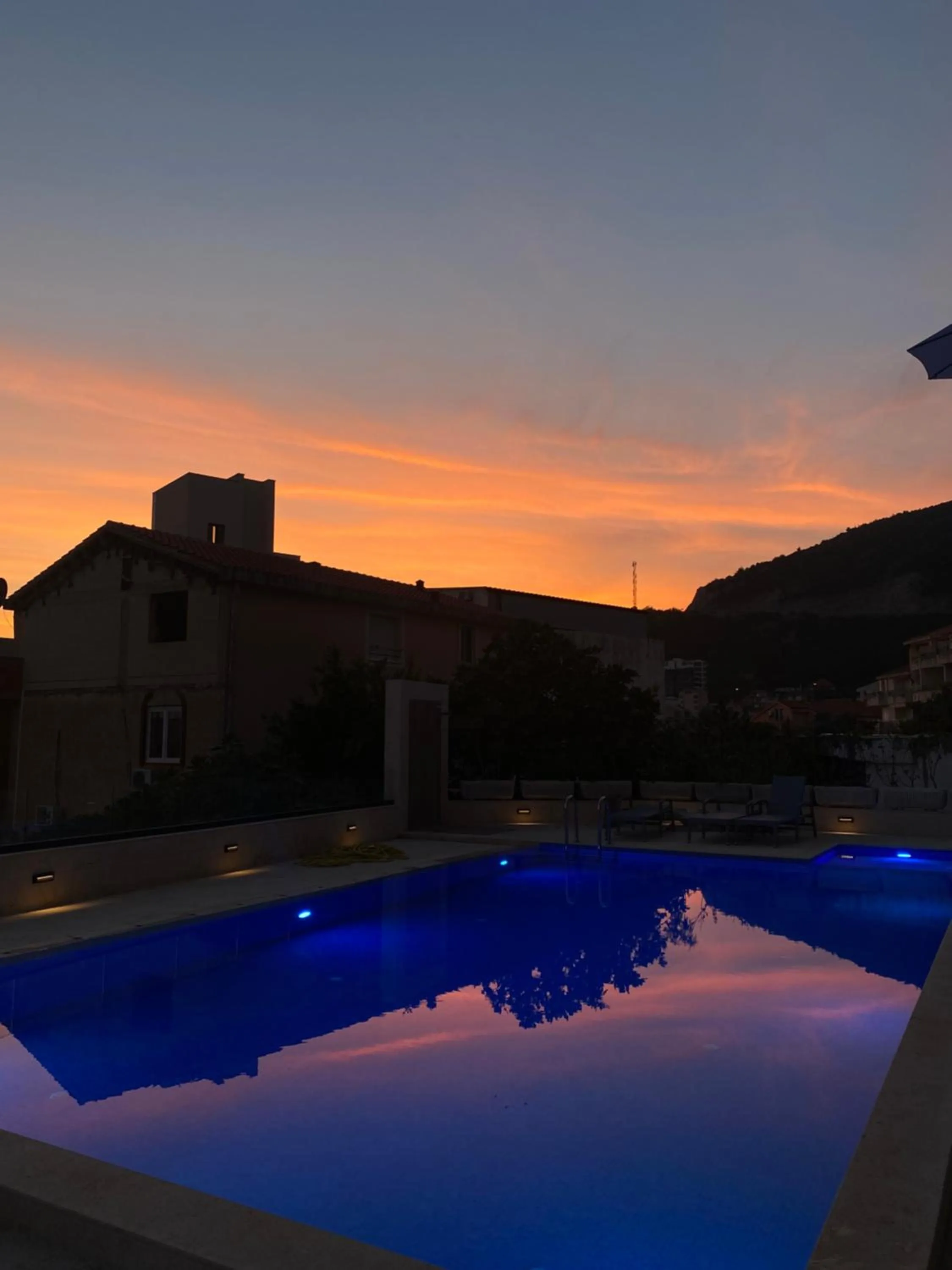 Pool view in Elia Residence Rooms
