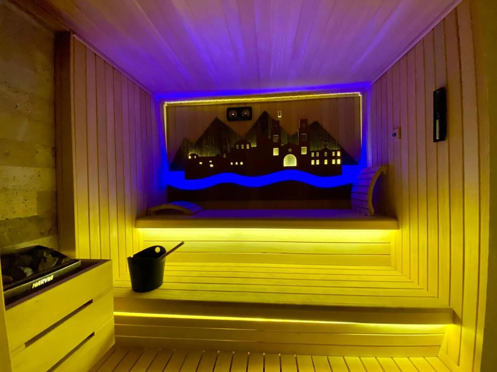 Sauna in Elia Residence Rooms