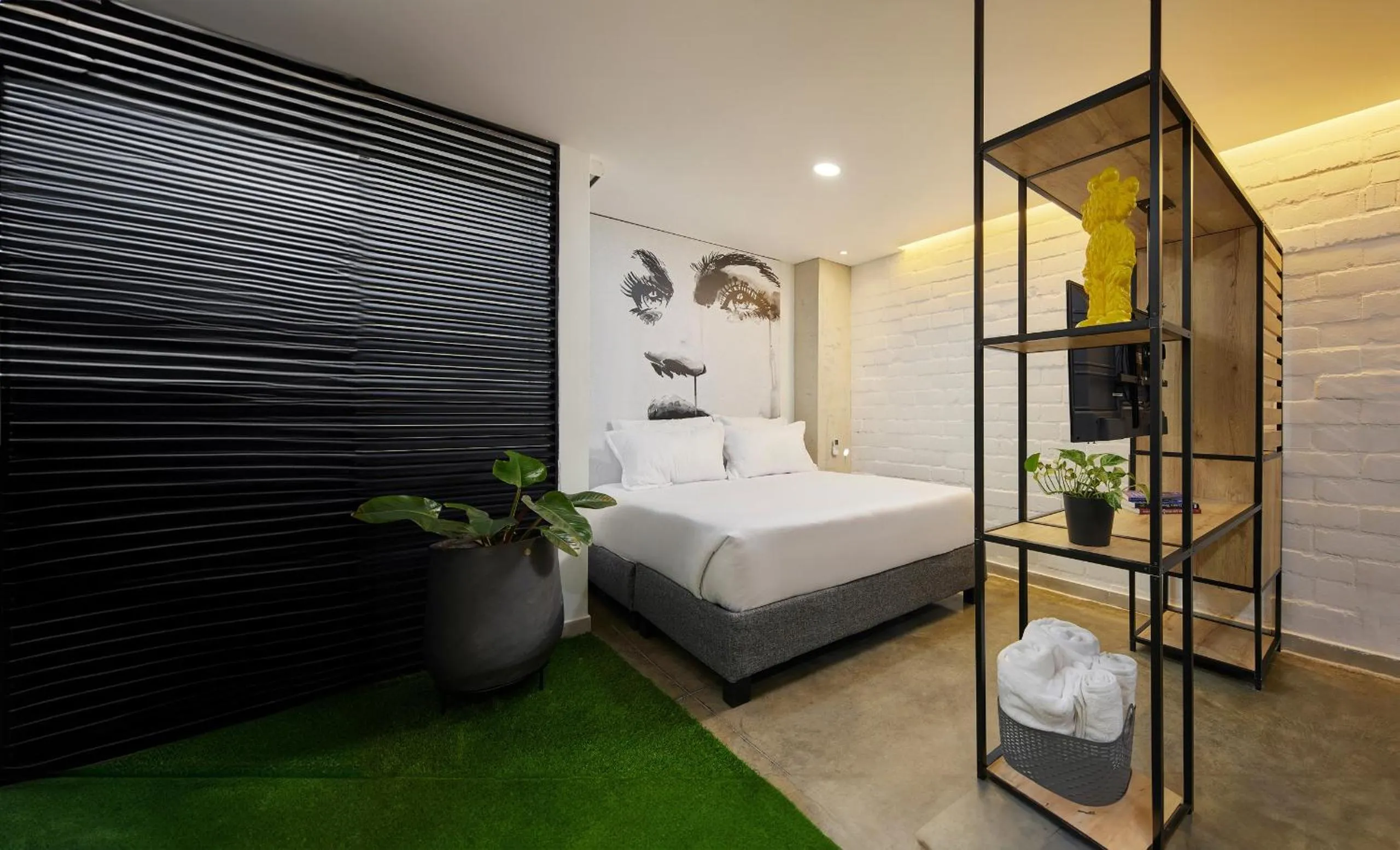 Decorative detail, Bed in Altio Hotel