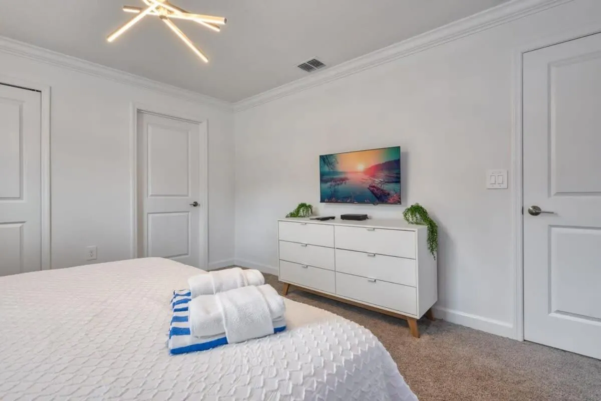 Bed in Ultimate Luxury Home-Private Pool Themed Bedroom