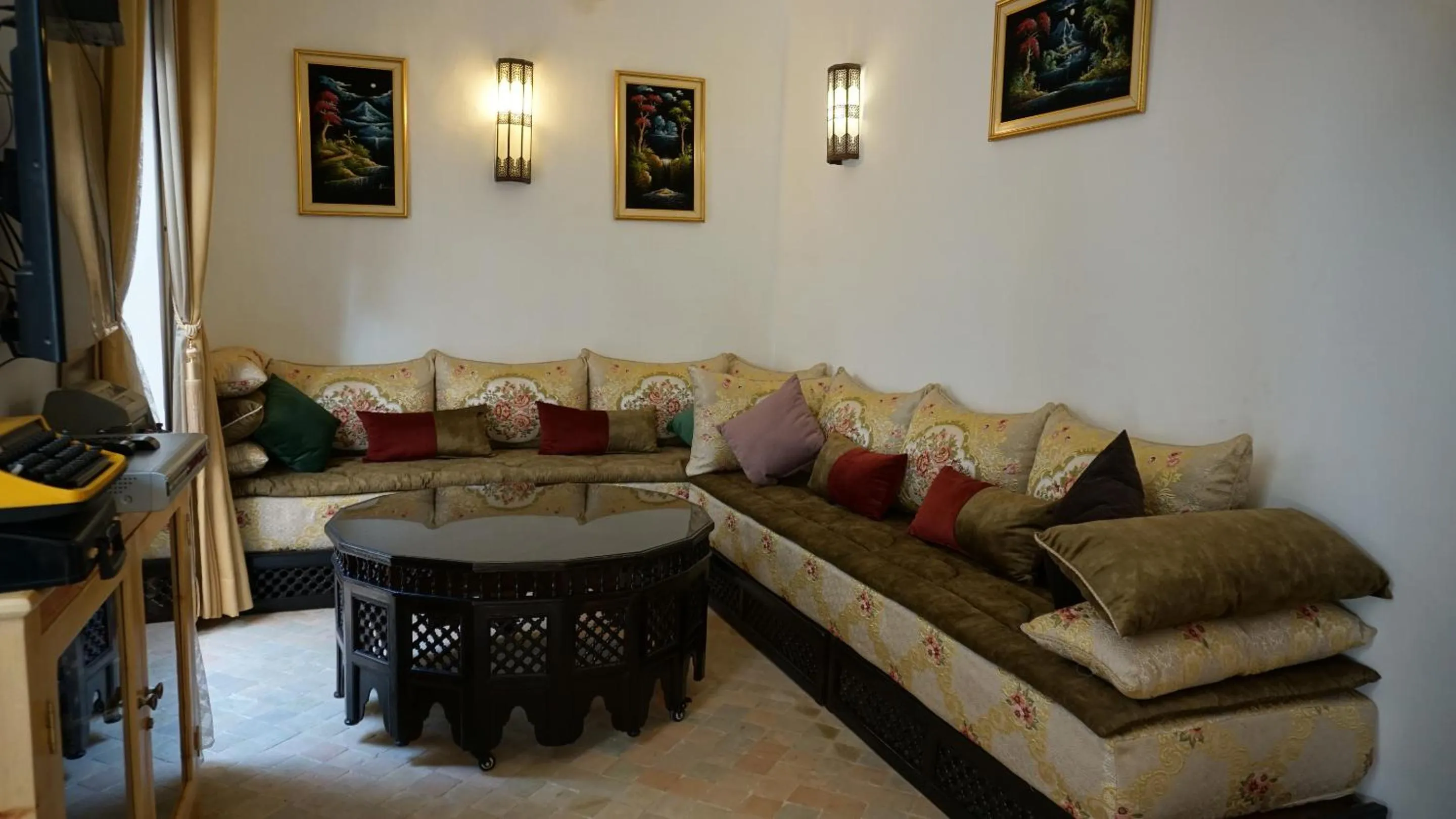 Living room in RIAD KALE POLIS