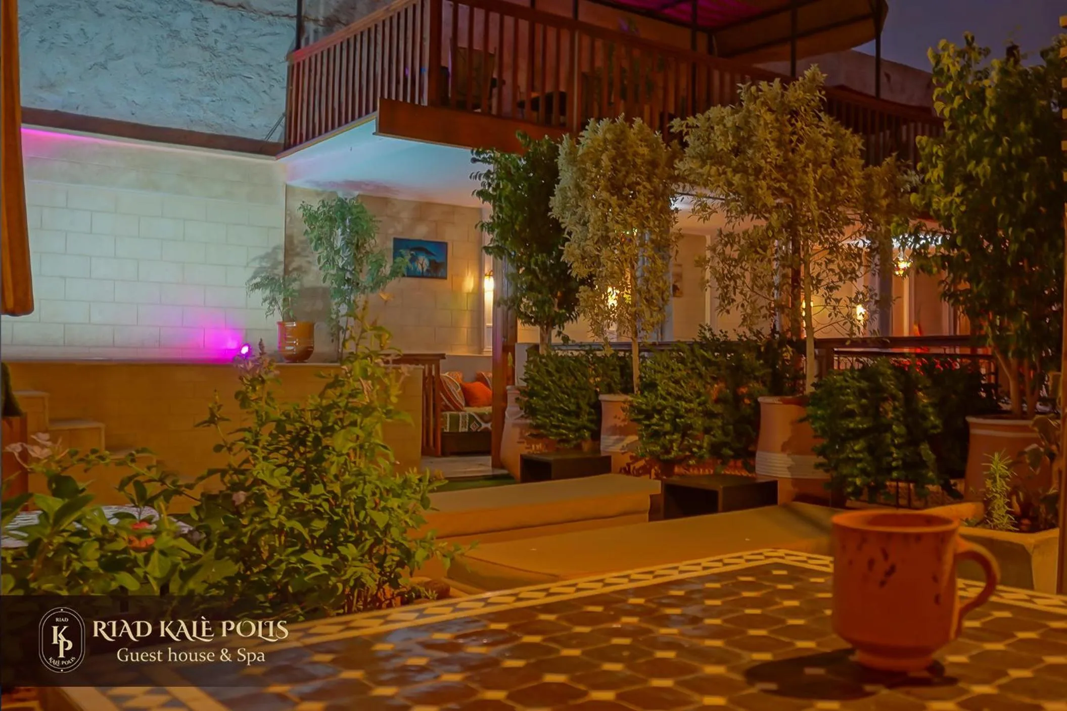 Patio in RIAD KALE POLIS