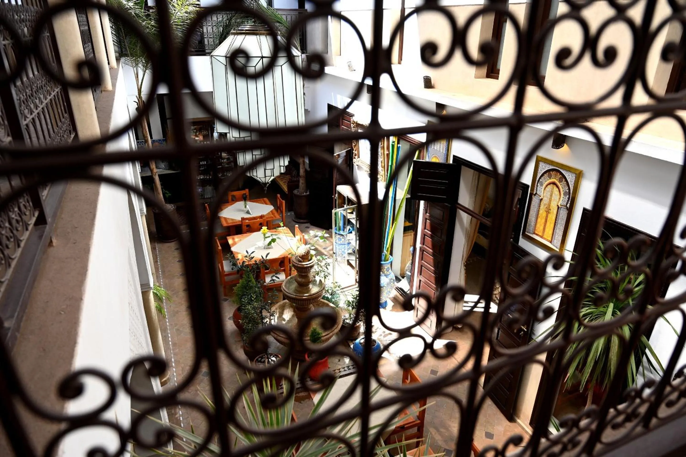 Patio in RIAD KALE POLIS