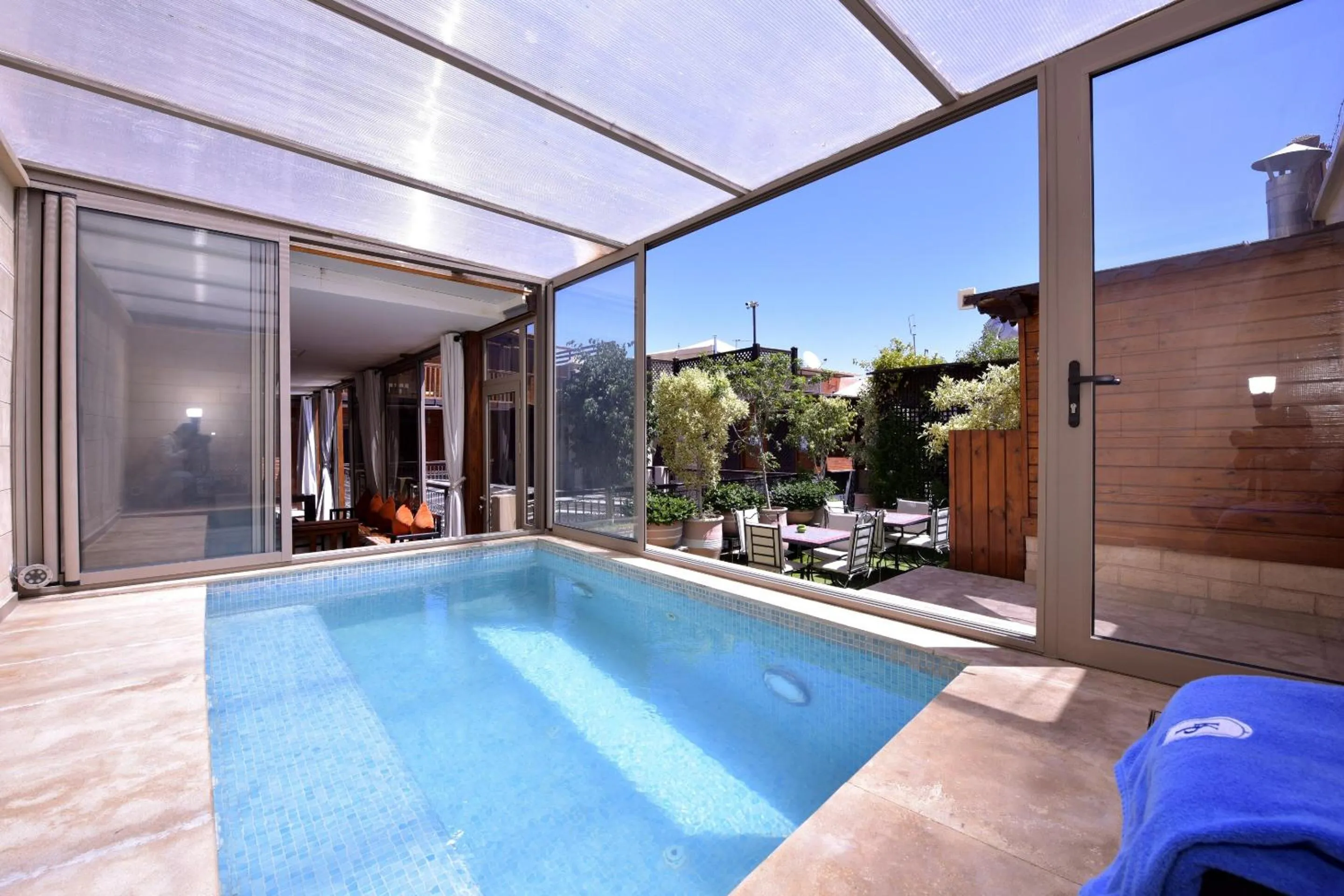 Pool view in RIAD KALE POLIS