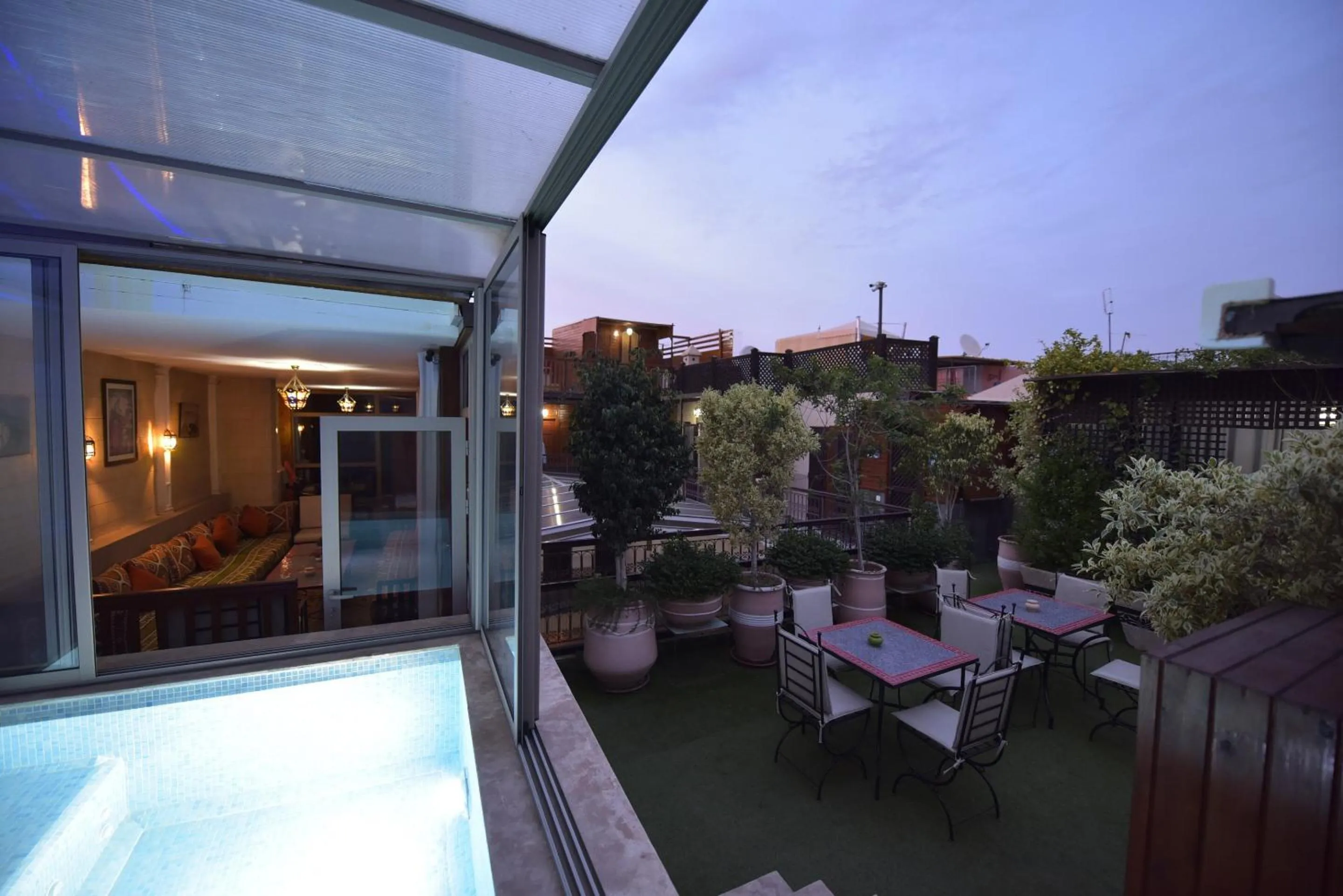 Pool view in RIAD KALE POLIS