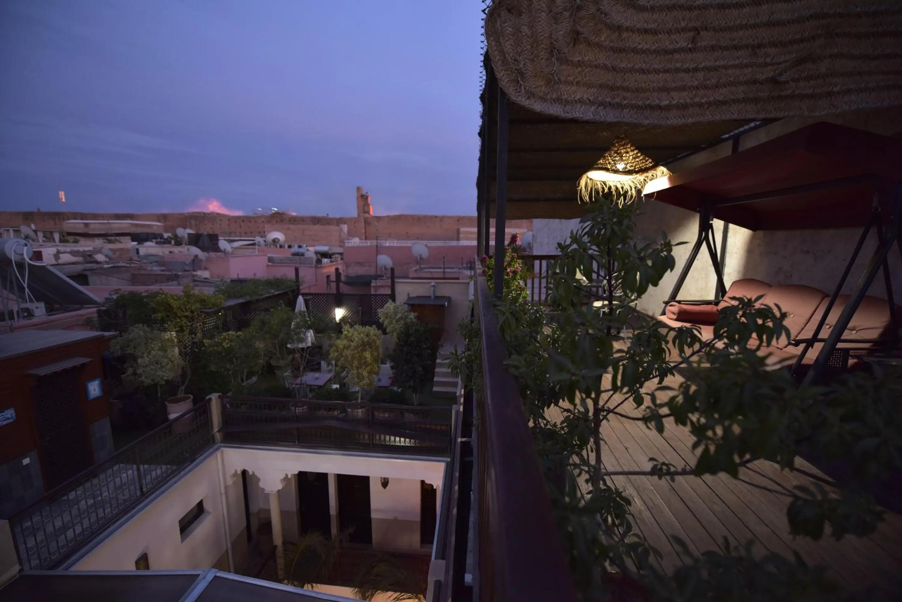 Patio in RIAD KALE POLIS