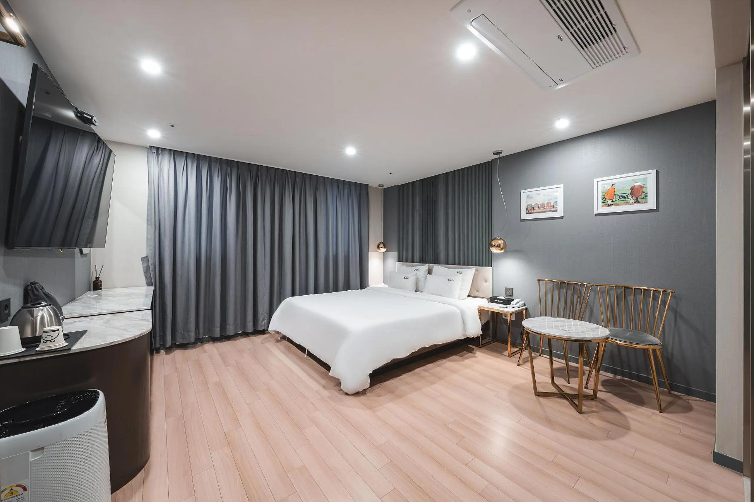 Bed in Hotel Palace Gyeongju