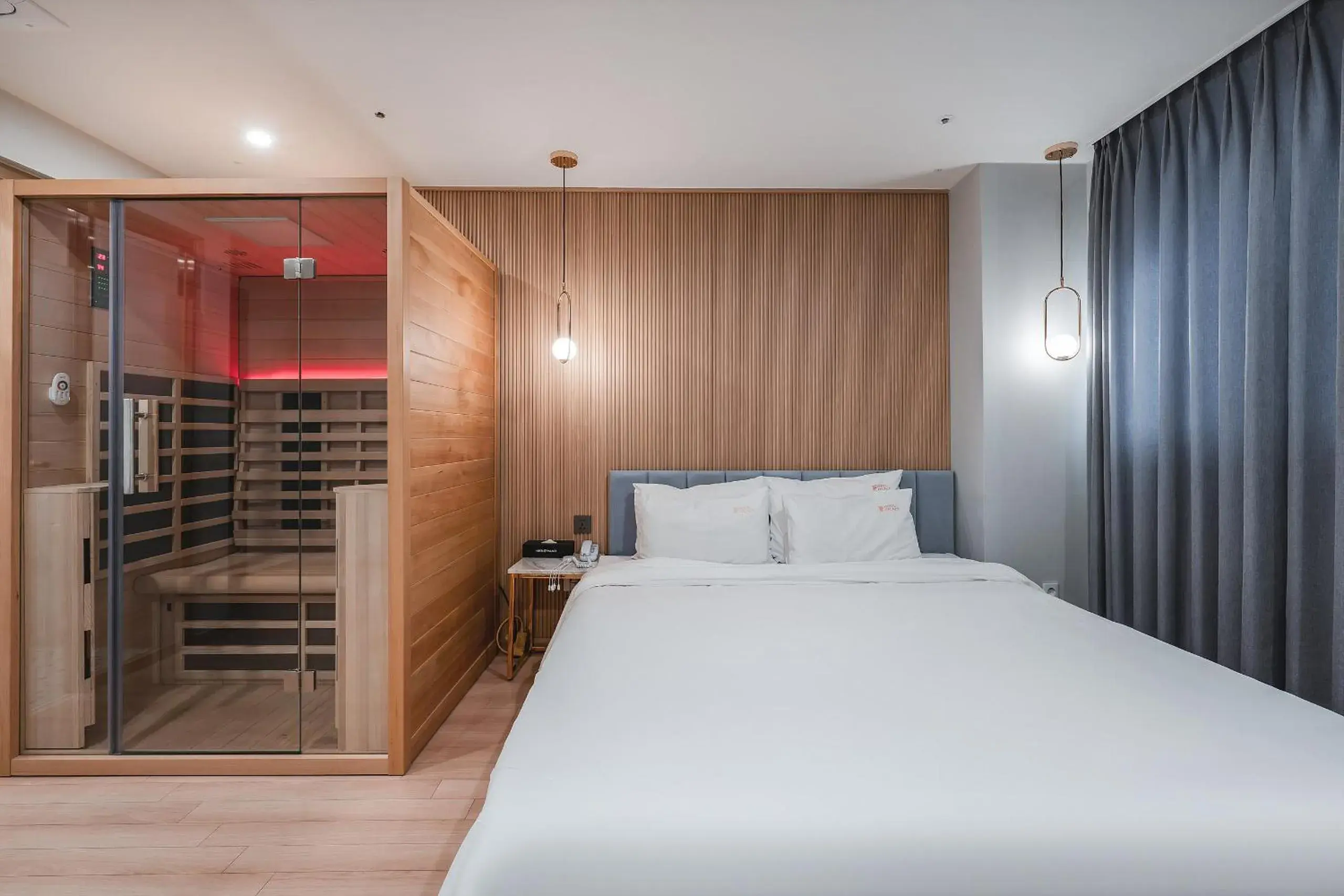 Bed in Hotel Palace Gyeongju Bed in Hotel Palace Gyeongju