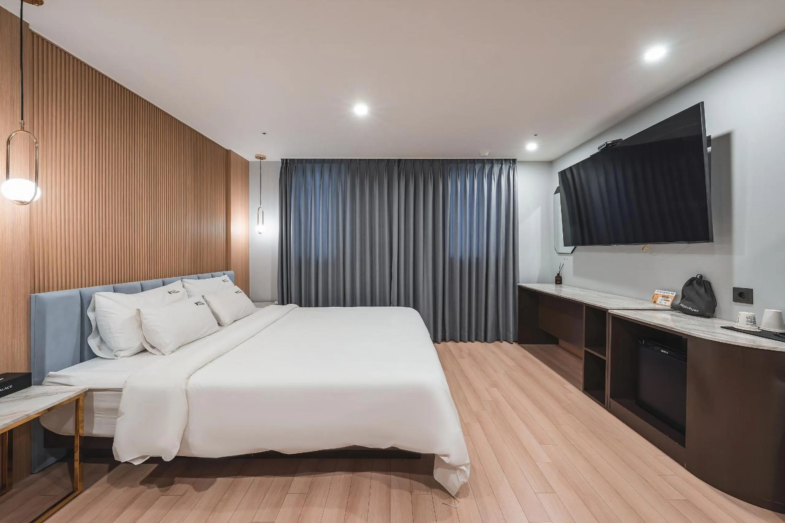 Bed in Hotel Palace Gyeongju