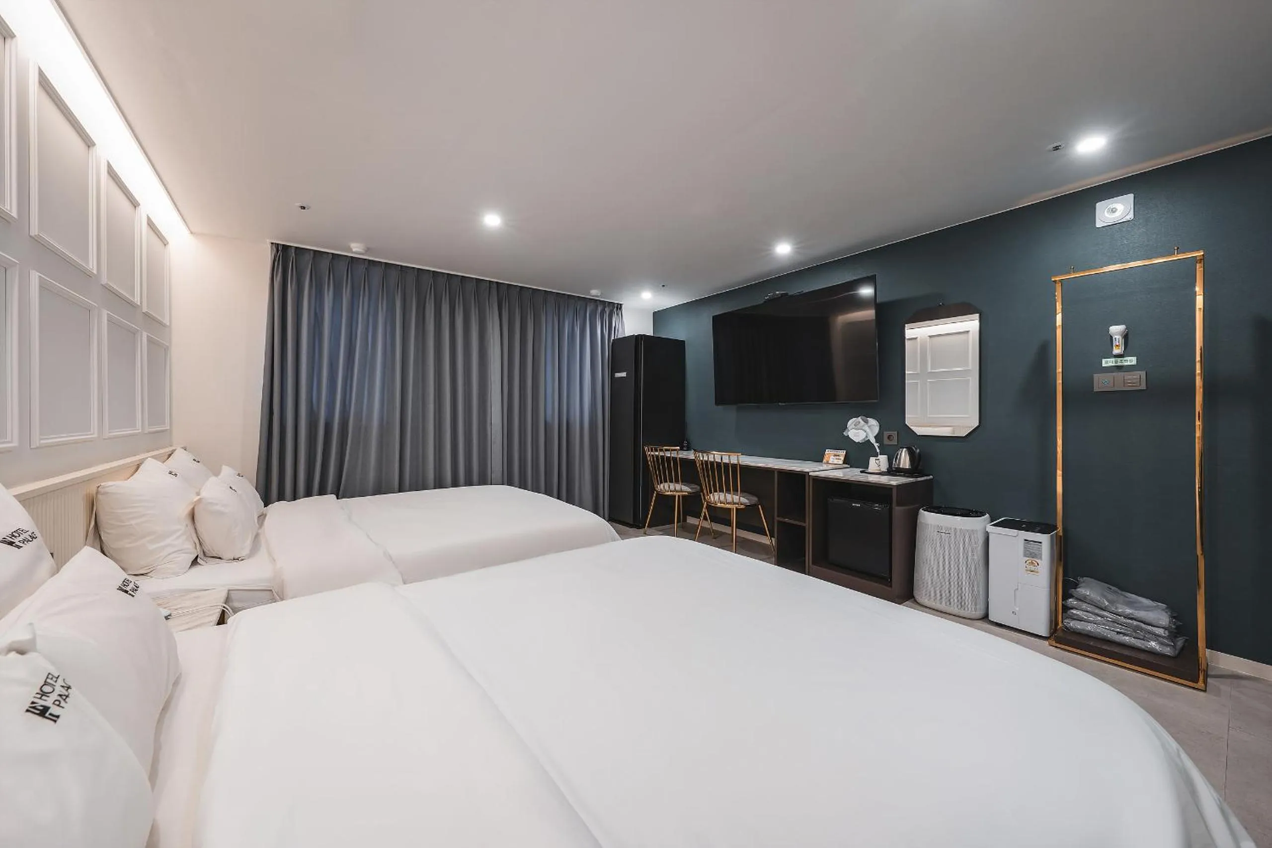 Bed in Hotel Palace Gyeongju