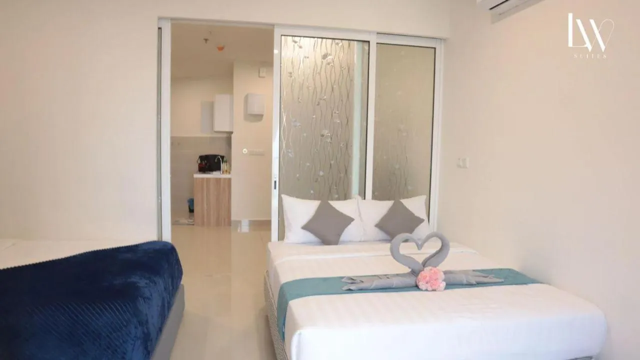 Bed in The Shore Kota Kinabalu City Centre by LW Suites