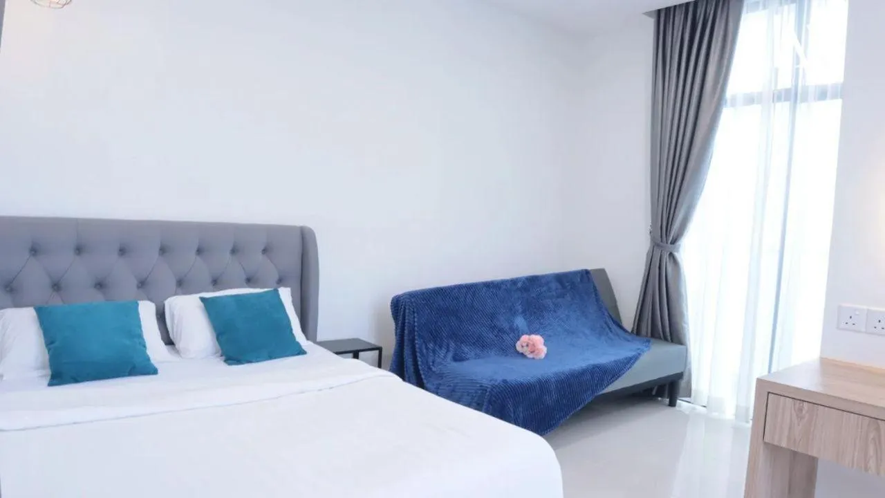 Bed in The Shore Kota Kinabalu City Centre by LW Suites