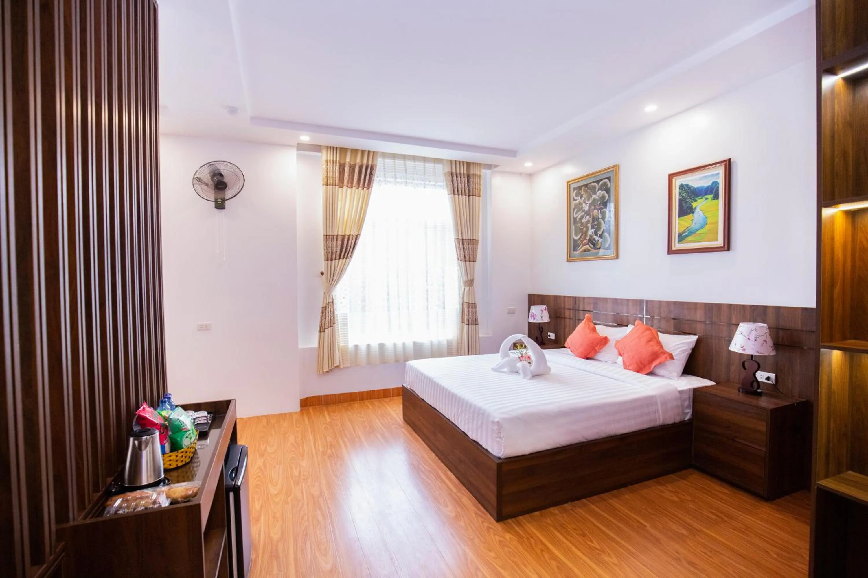 Bed in Yen Nhi Hotel Ninh Binh