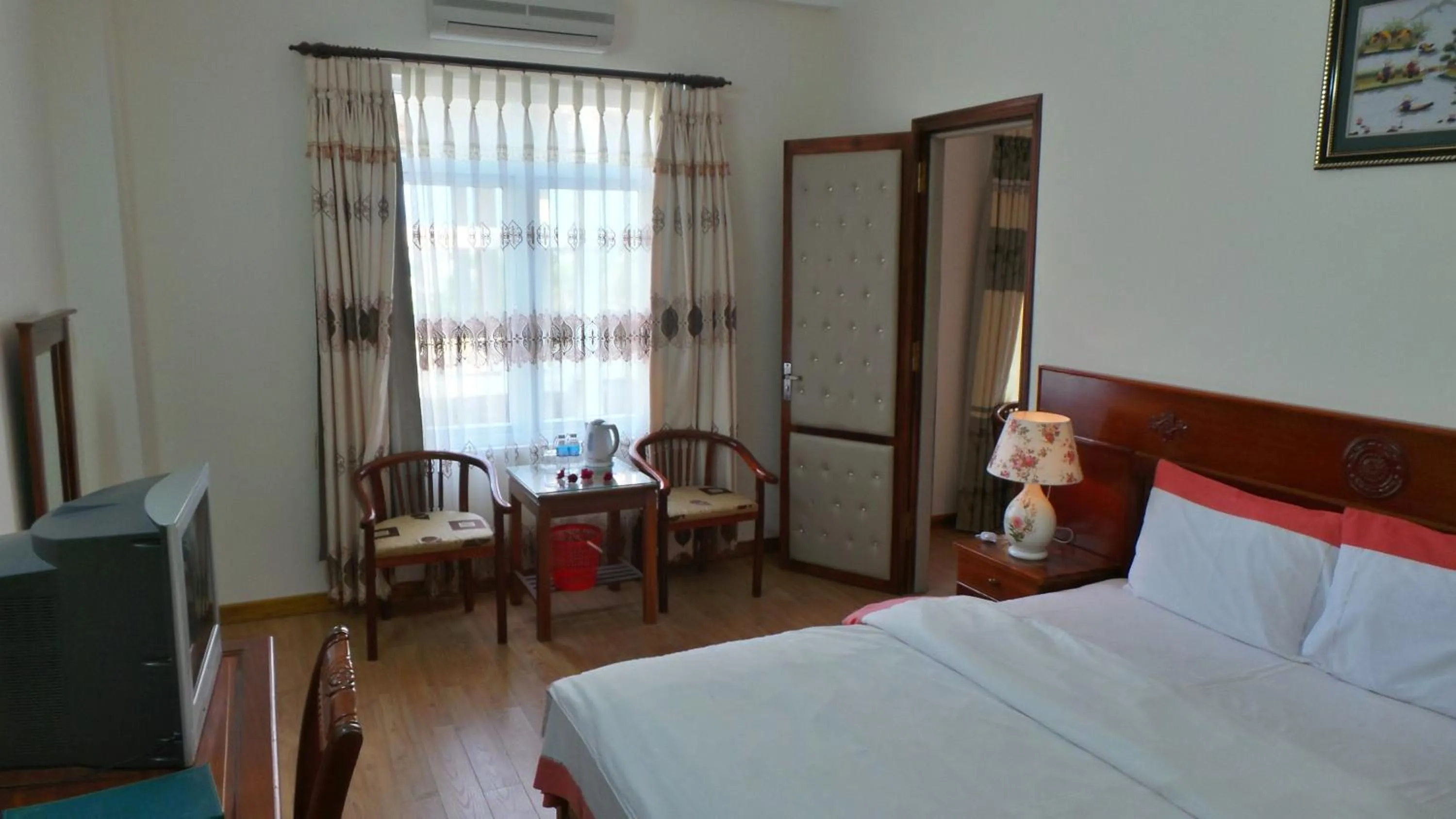 Bed in Yen Nhi Hotel Ninh Binh