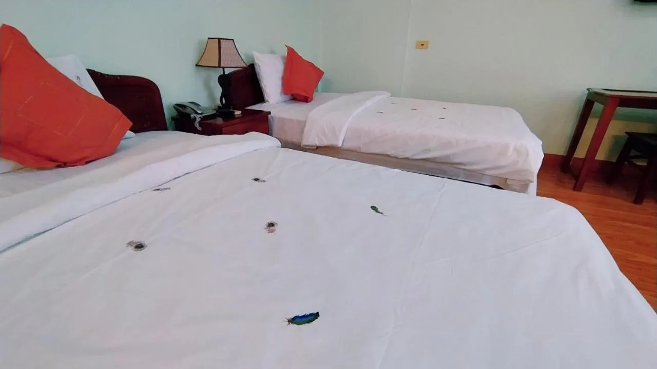 Bed in Yen Nhi Hotel Ninh Binh