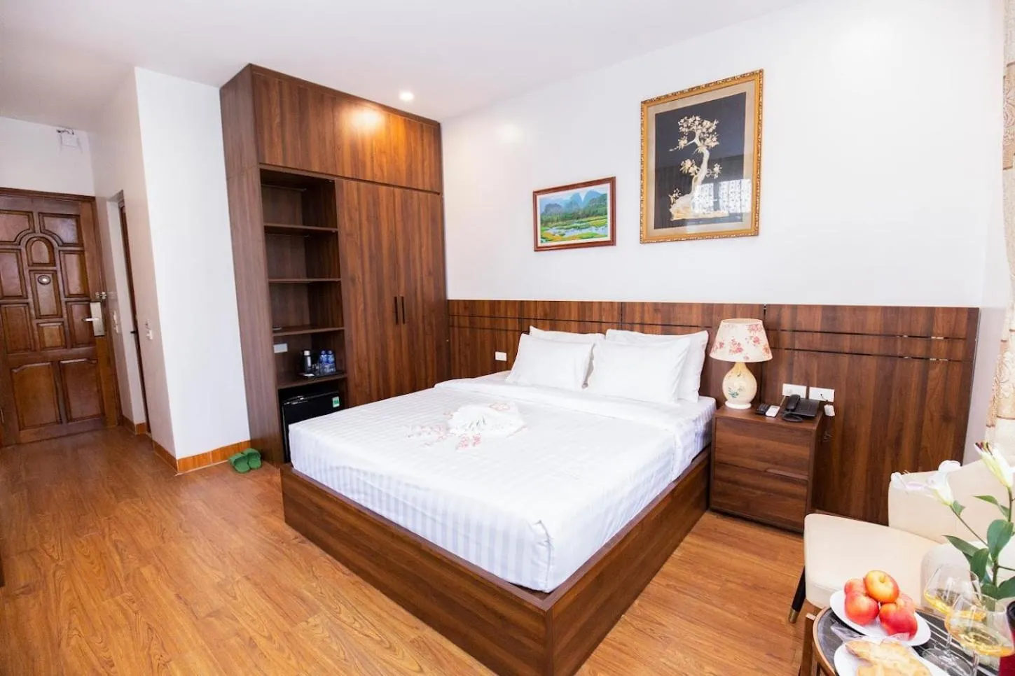 Bed in Yen Nhi Hotel Ninh Binh