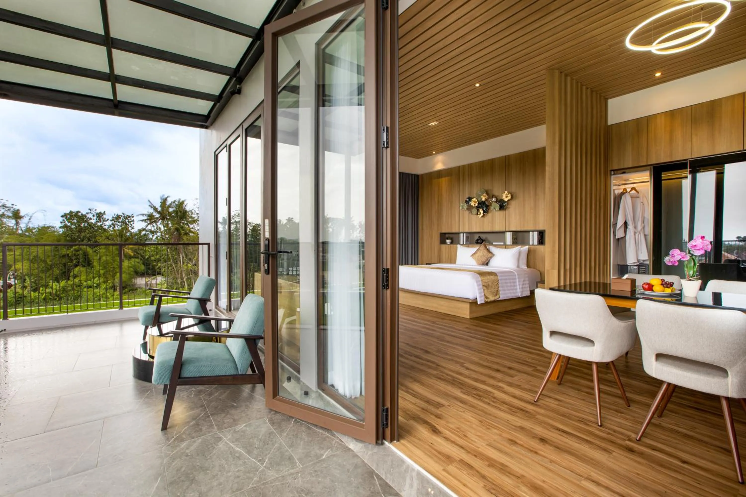 Balcony/Terrace in Kinaralana Hotel Yogyakarta