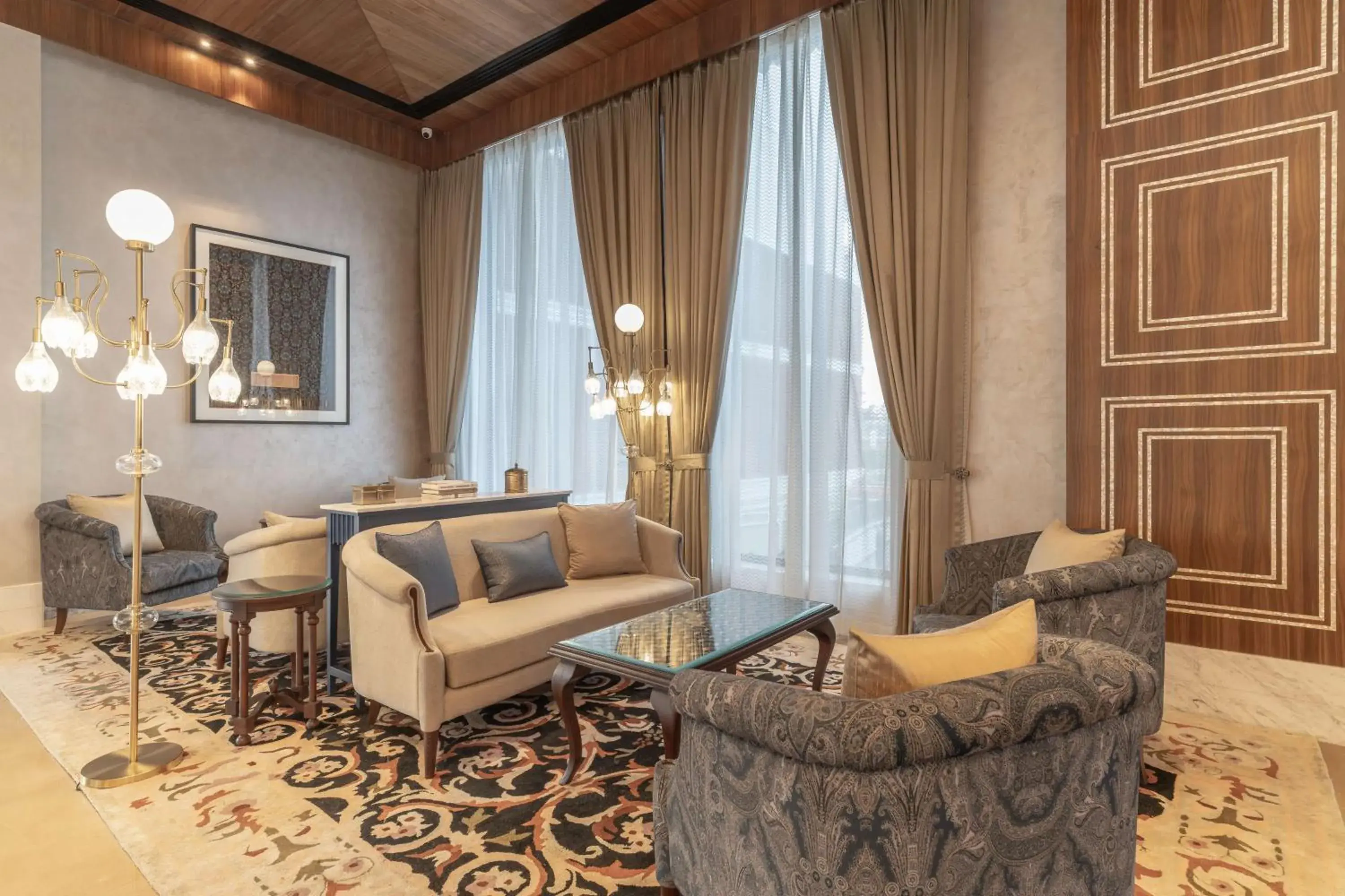 Lobby or reception in Radisson Collection Hotel & Spa, Riverfront Srinagar Lobby or reception in Radisson Collection Hotel & Spa, Riverfront Srinagar