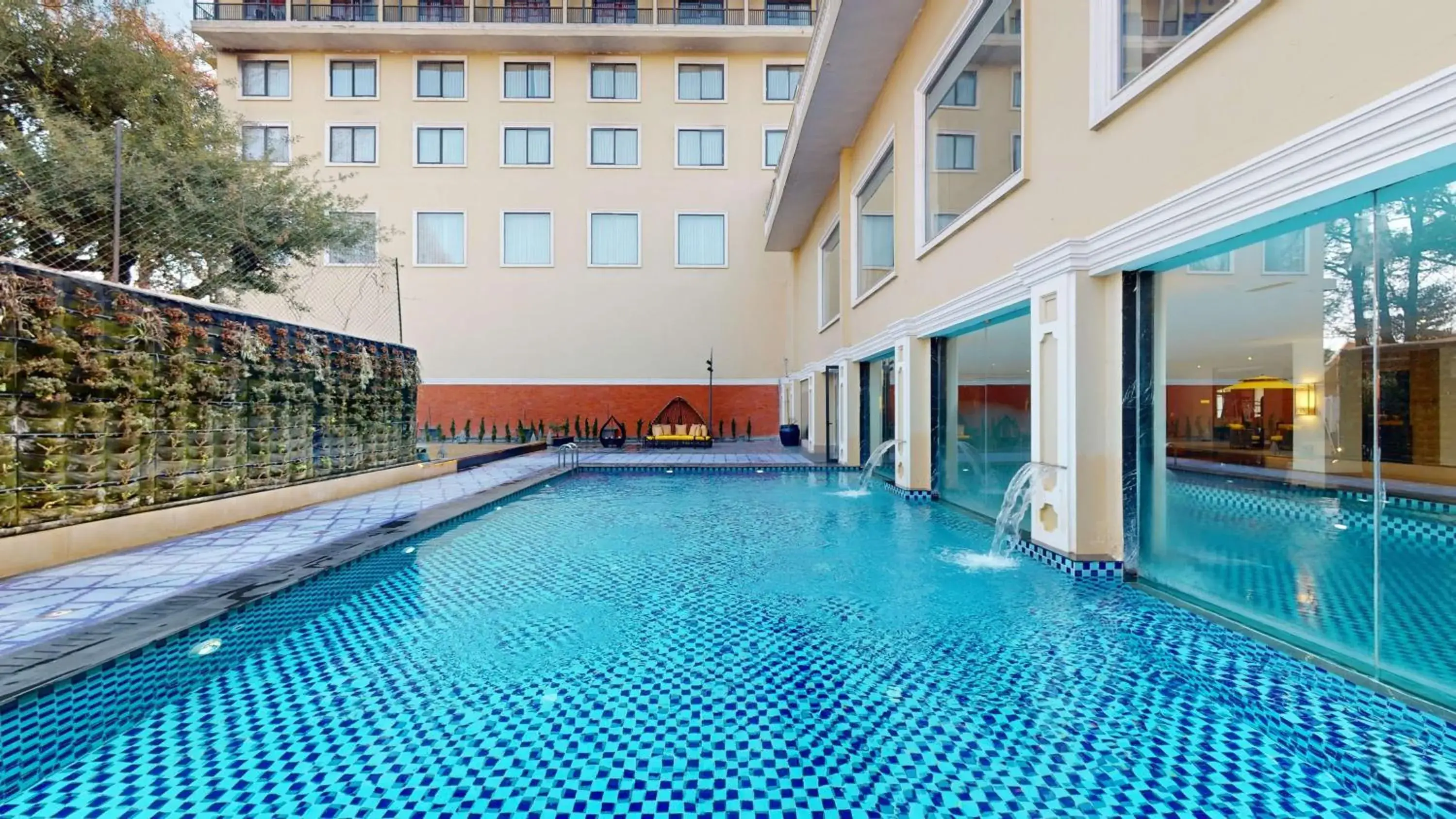 Pool view in Radisson Collection Hotel & Spa, Riverfront Srinagar Pool view in Radisson Collection Hotel & Spa, Riverfront Srinagar