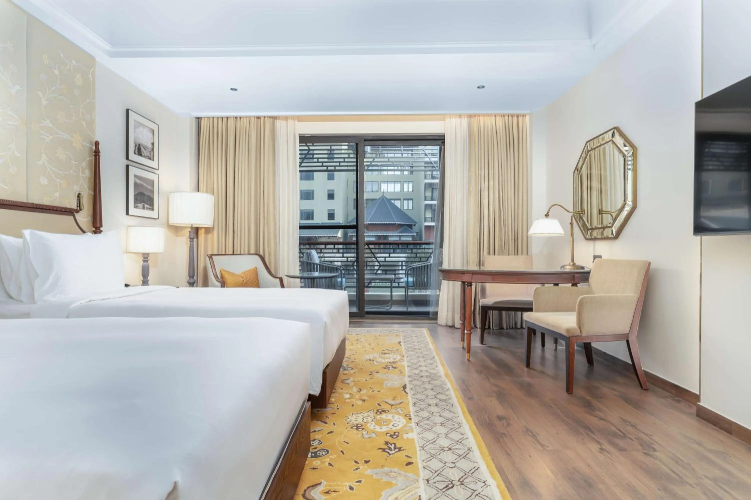 Bedroom, Bed in Radisson Collection Hotel & Spa, Riverfront Srinagar