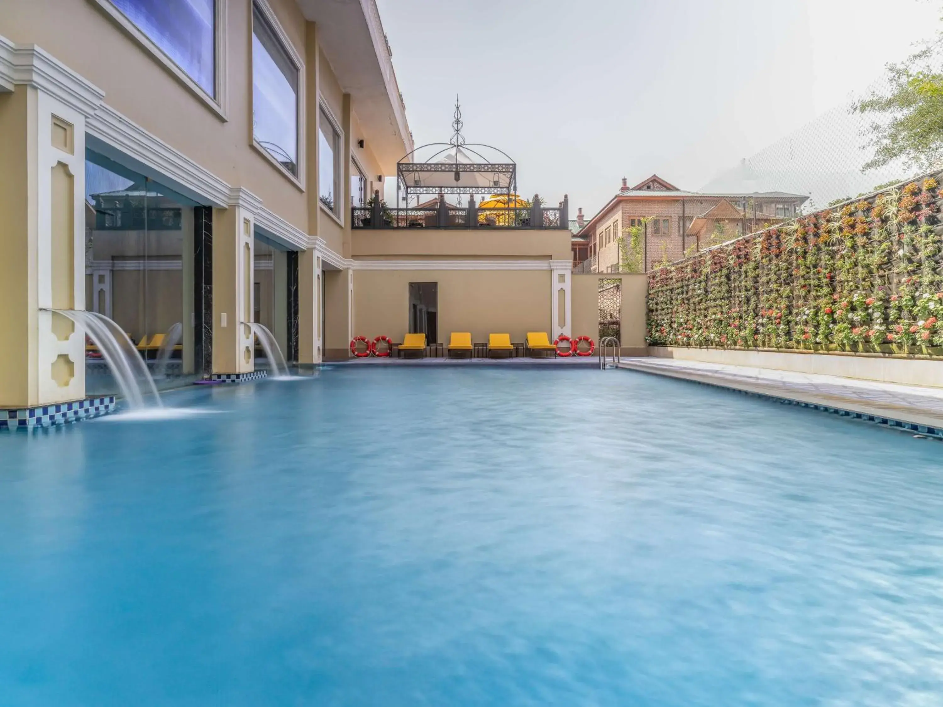 Pool view in Radisson Collection Hotel & Spa, Riverfront Srinagar Pool view in Radisson Collection Hotel & Spa, Riverfront Srinagar