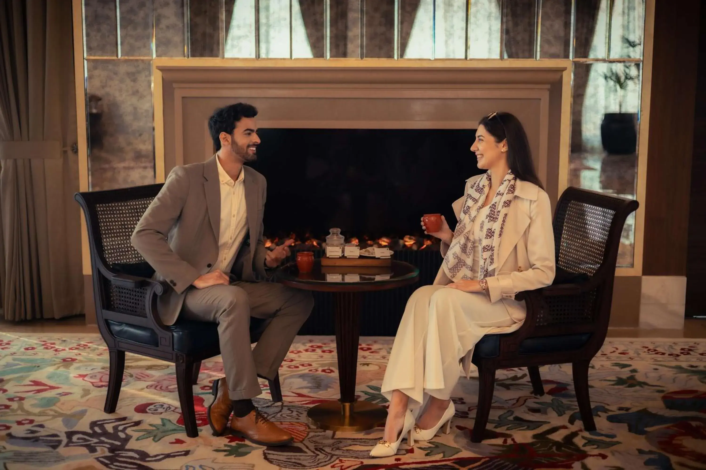 Lobby or reception in Radisson Collection Hotel & Spa, Riverfront Srinagar Lobby or reception in Radisson Collection Hotel & Spa, Riverfront Srinagar