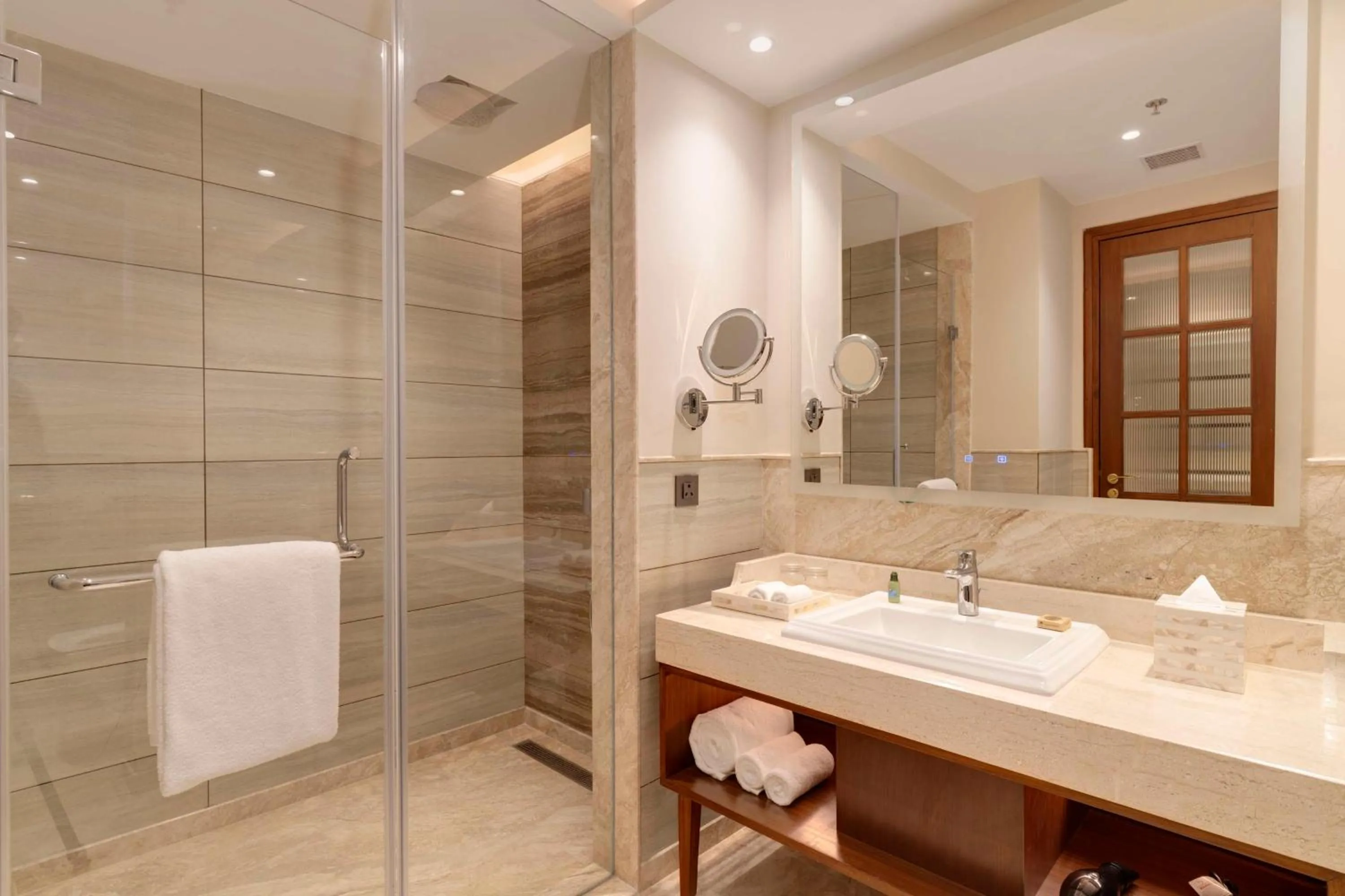 Shower in Radisson Collection Hotel & Spa, Riverfront Srinagar