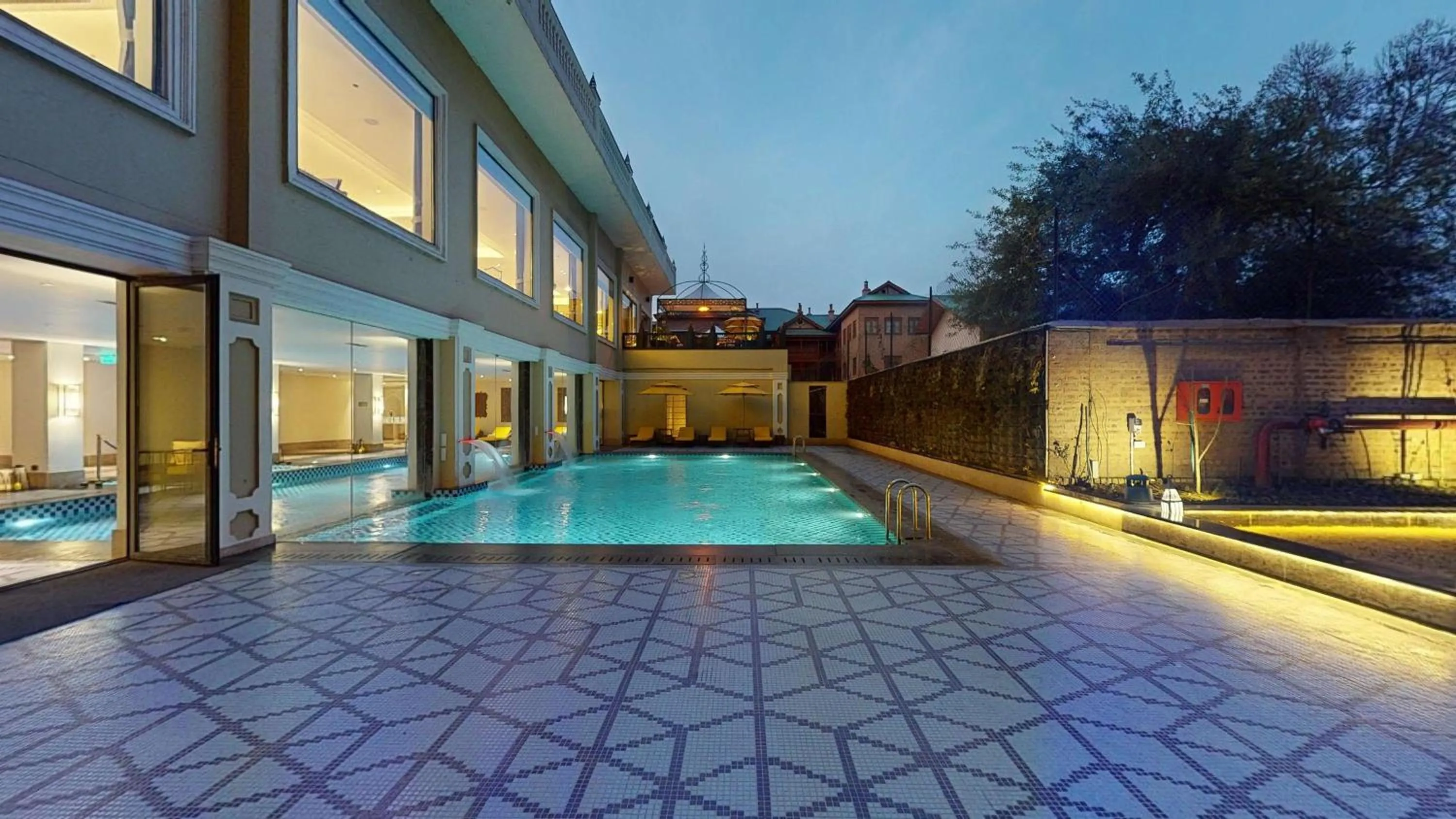 Pool view in Radisson Collection Hotel & Spa, Riverfront Srinagar