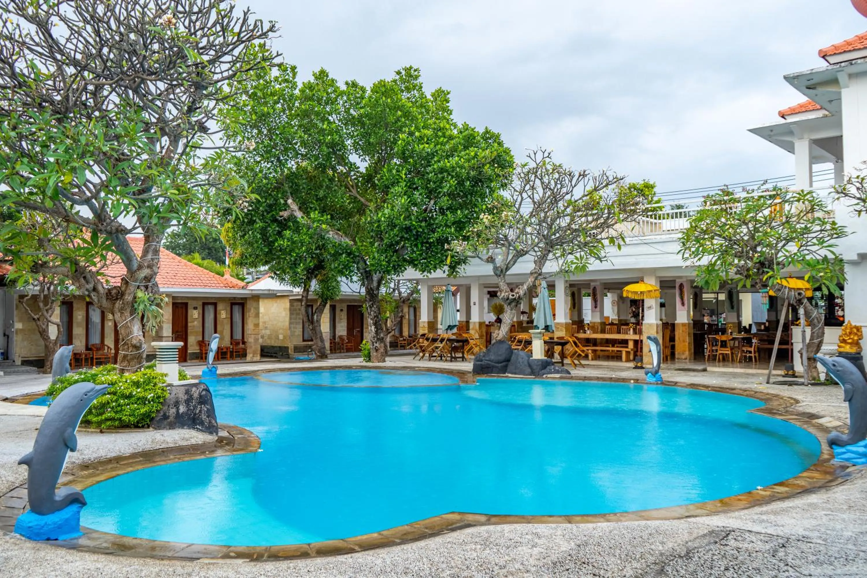 Pool view in Grand Melka Hotel