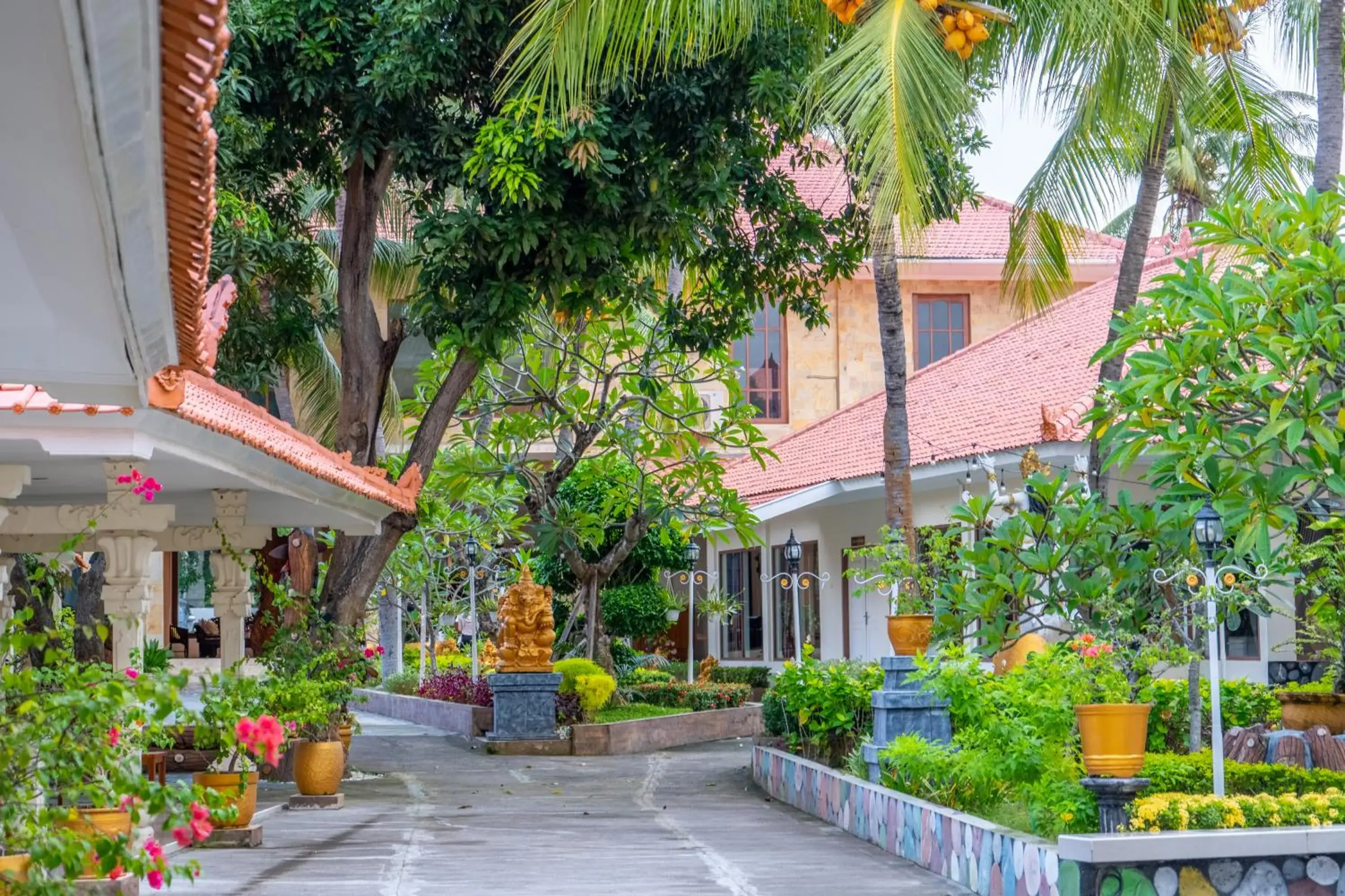 Garden view in Grand Melka Hotel Garden view in Grand Melka Hotel
