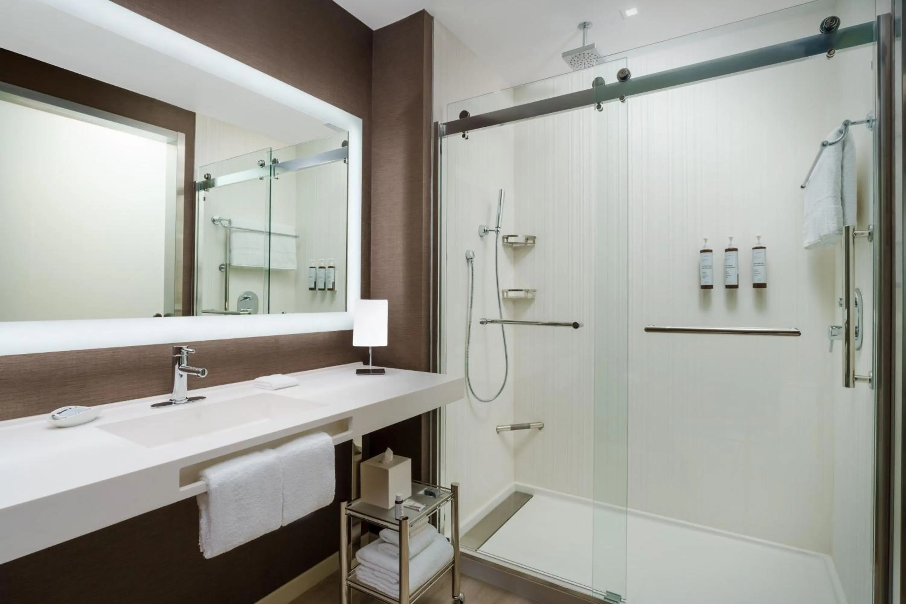 Bathroom in AC Hotel by Marriott Jacksonville St Johns Town Center