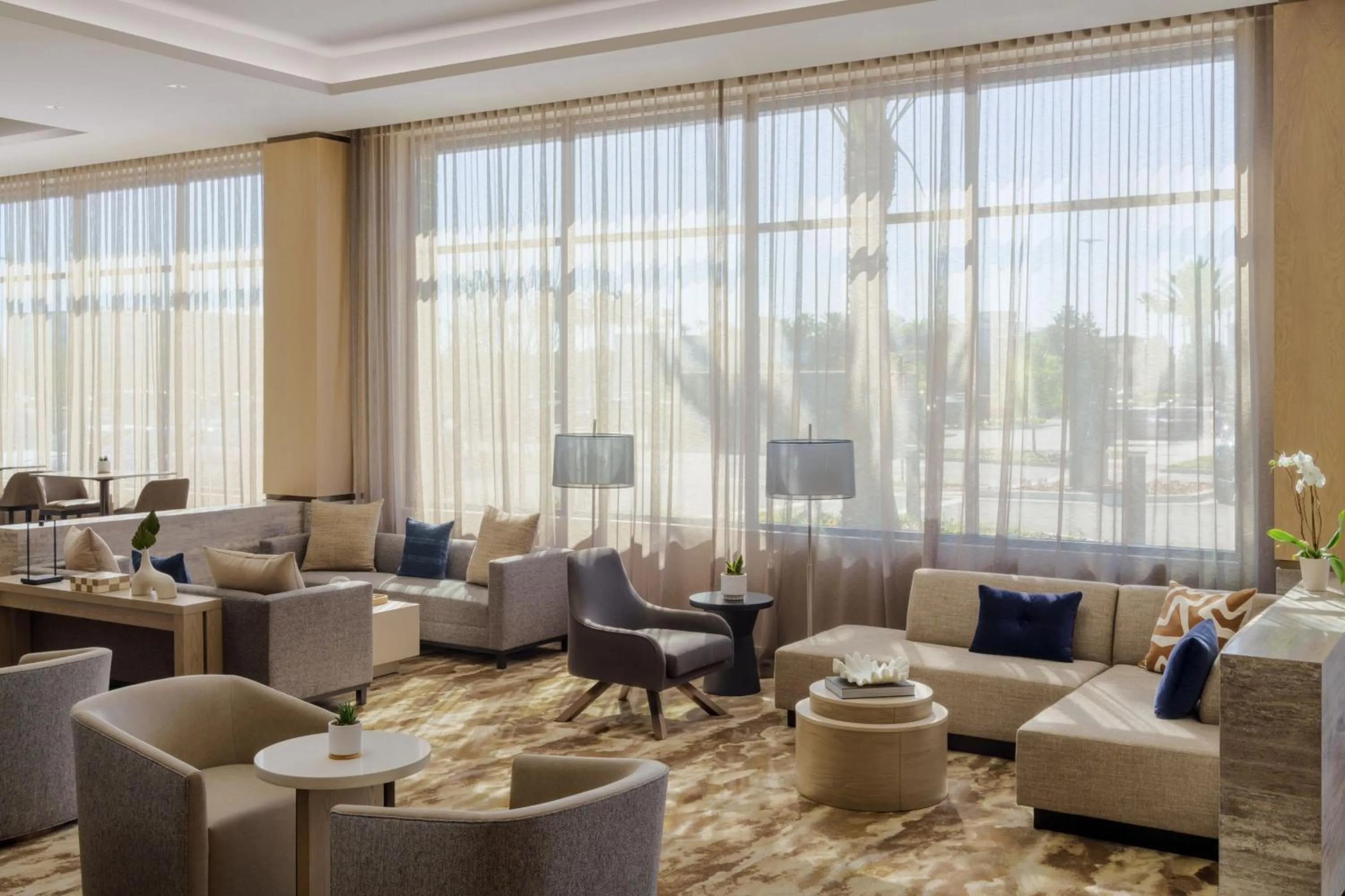 Lobby or reception in AC Hotel by Marriott Jacksonville St Johns Town Center