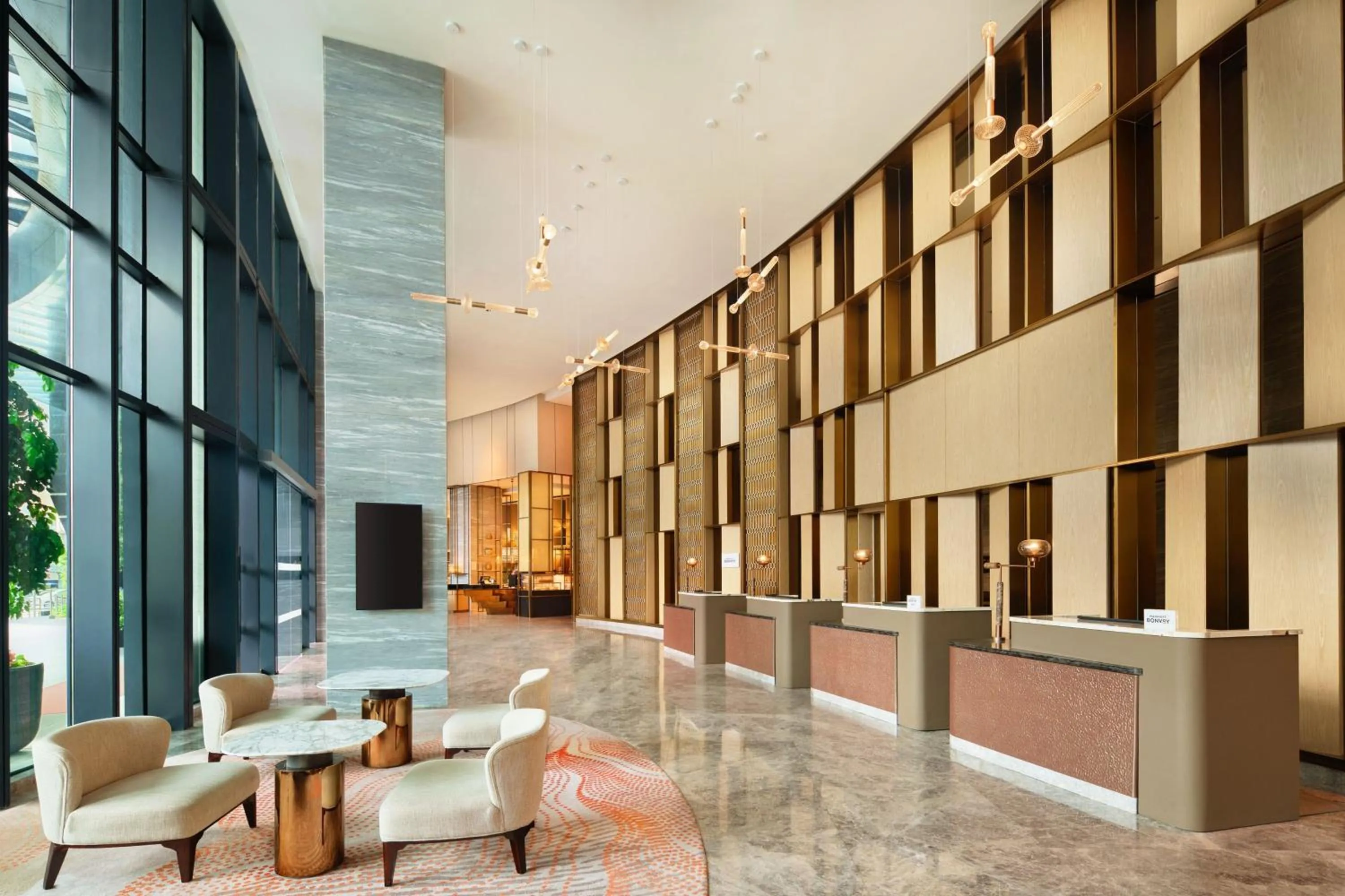 Lobby or reception in Sheraton Kuching Hotel