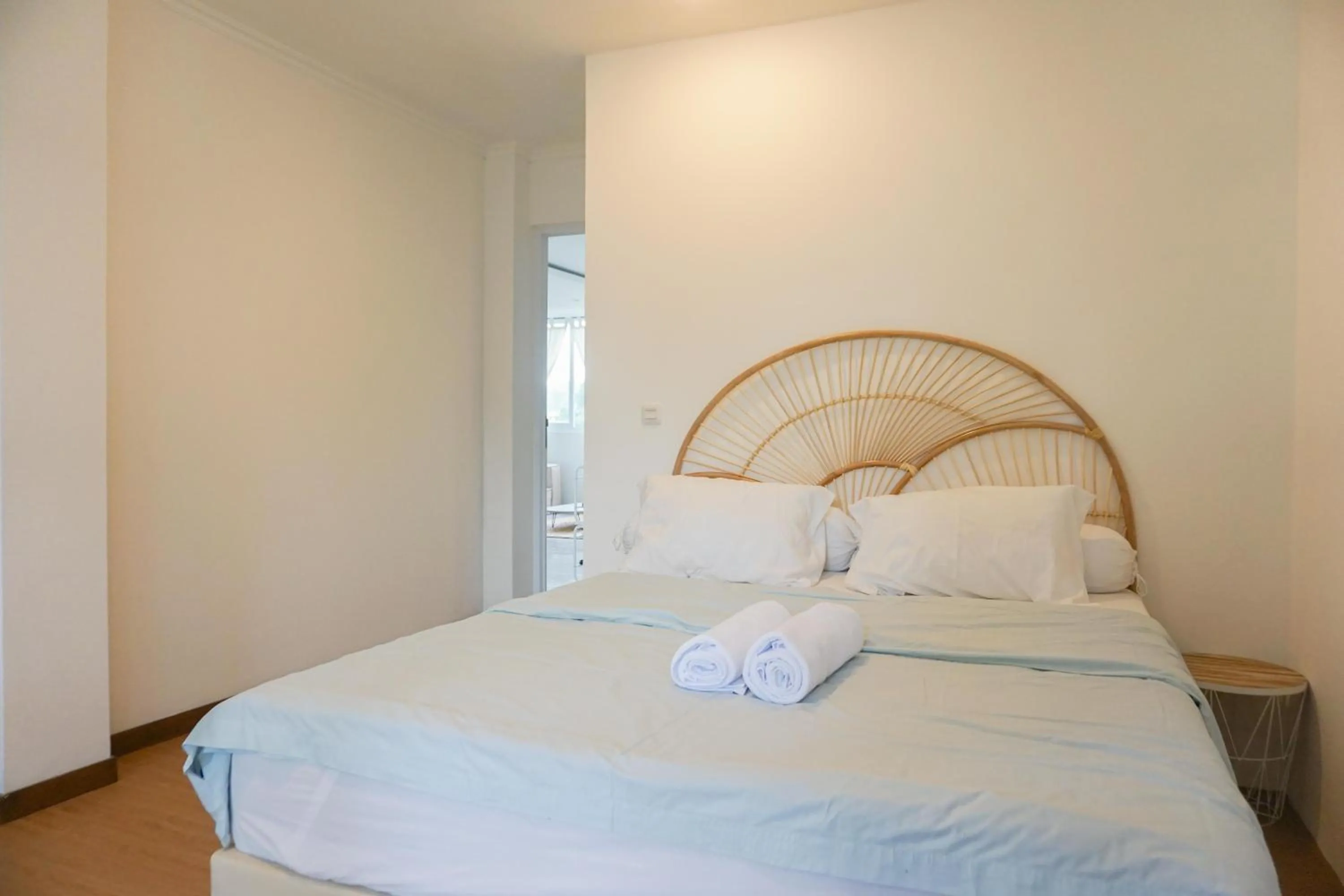 Bed in Over Easy Apartment