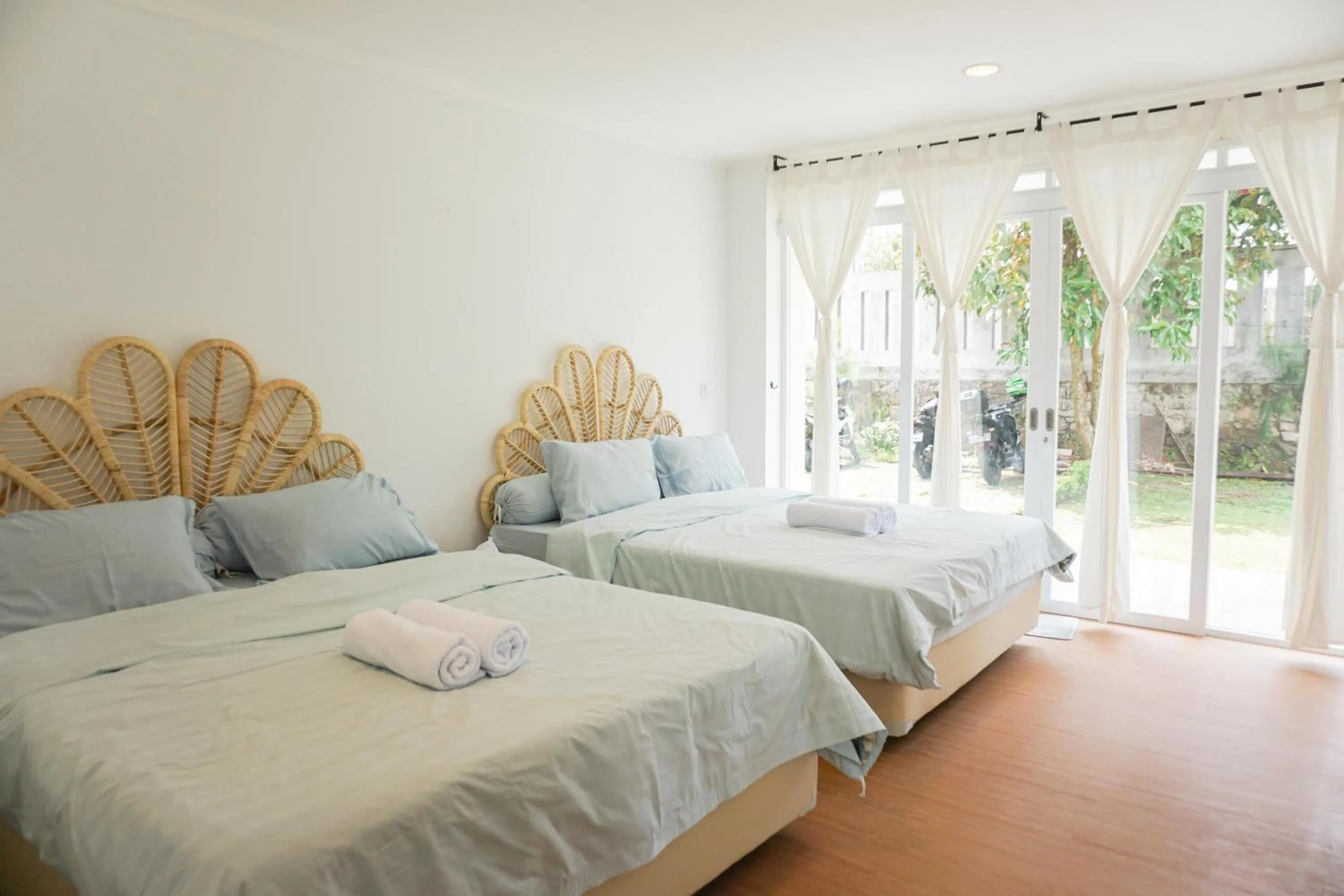 Bed in Over Easy Apartment