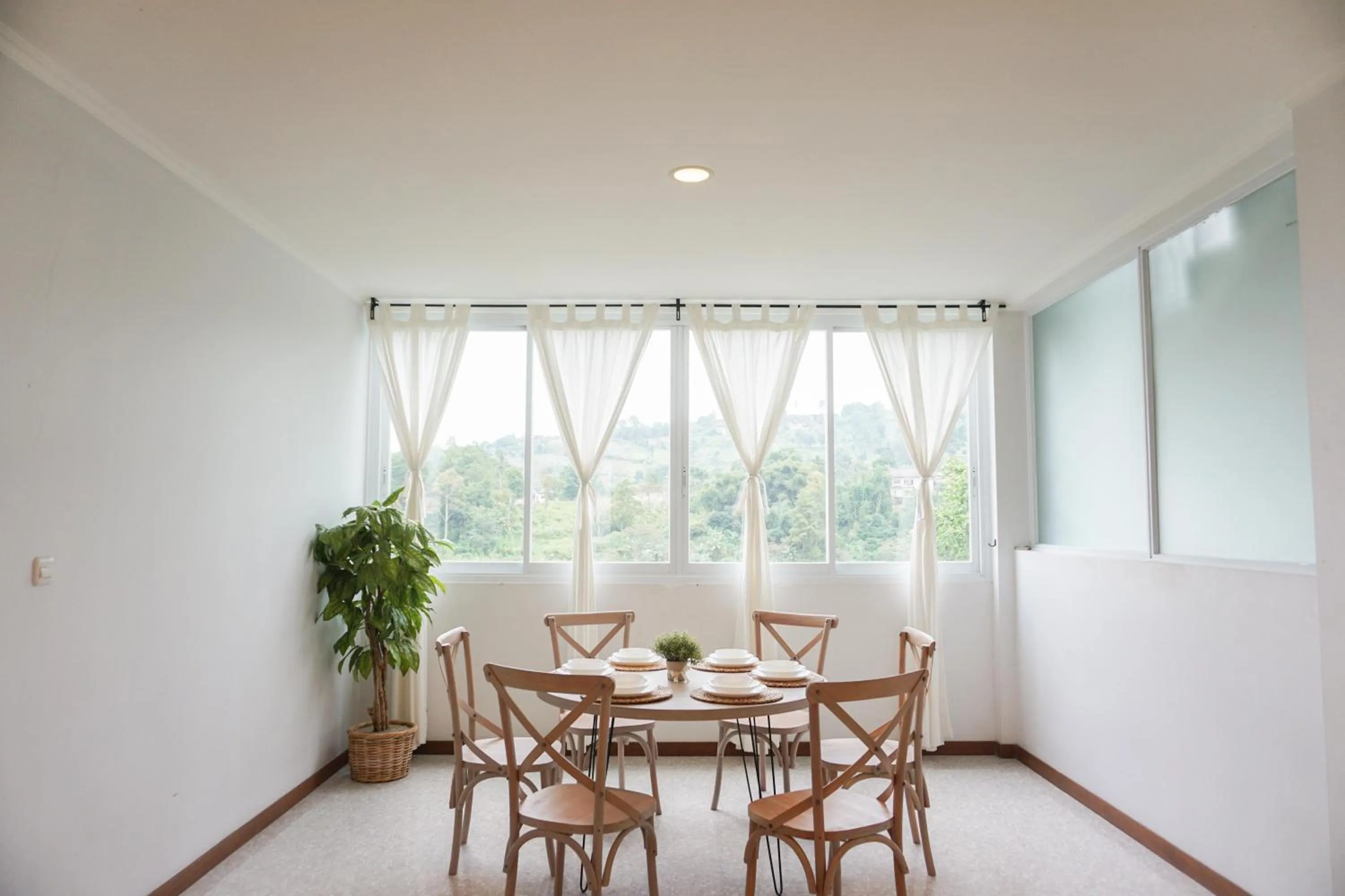 Living room in Over Easy Apartment