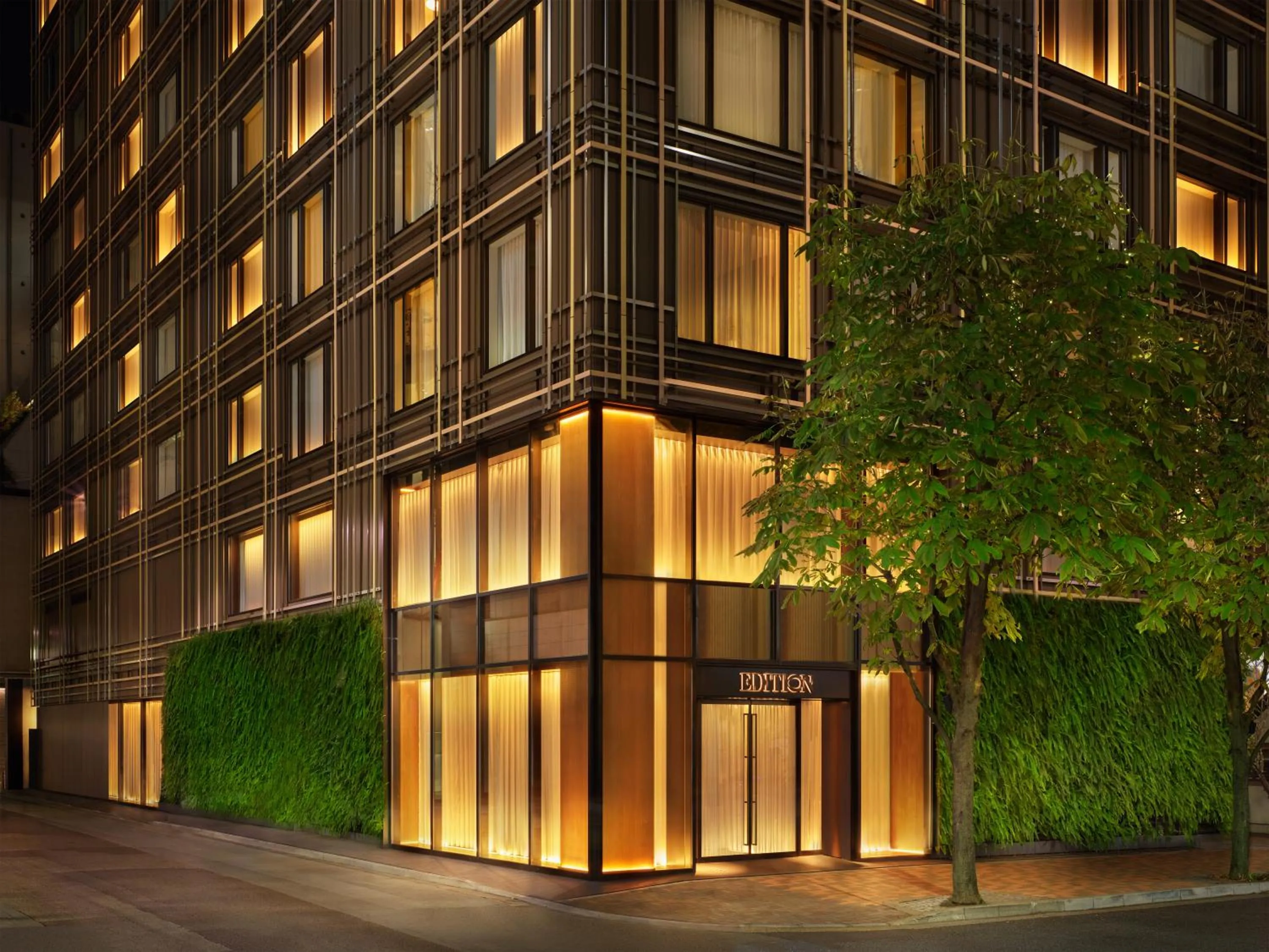 Property building in The Tokyo EDITION, Ginza