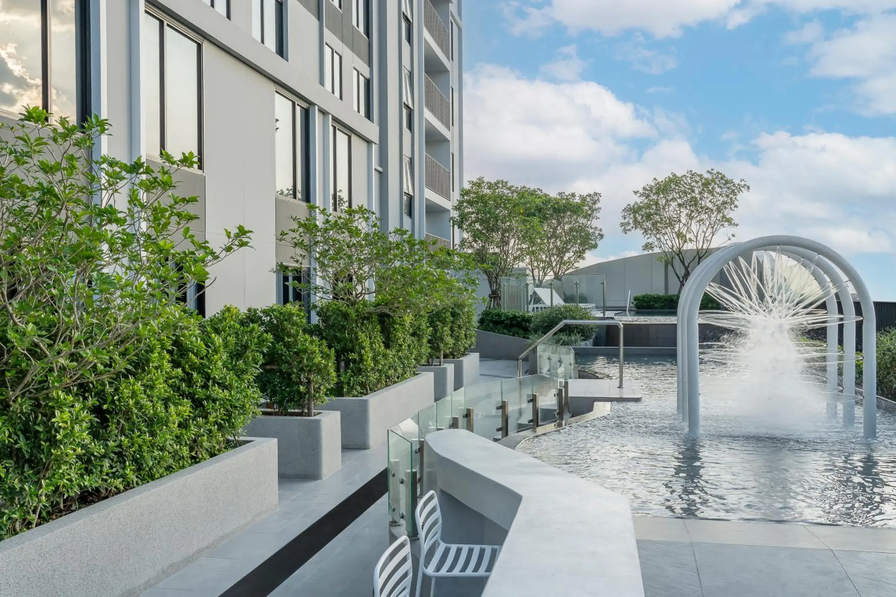 Swimming pool in Holiday Inn Express Rayong Swimming pool in Holiday Inn Express Rayong