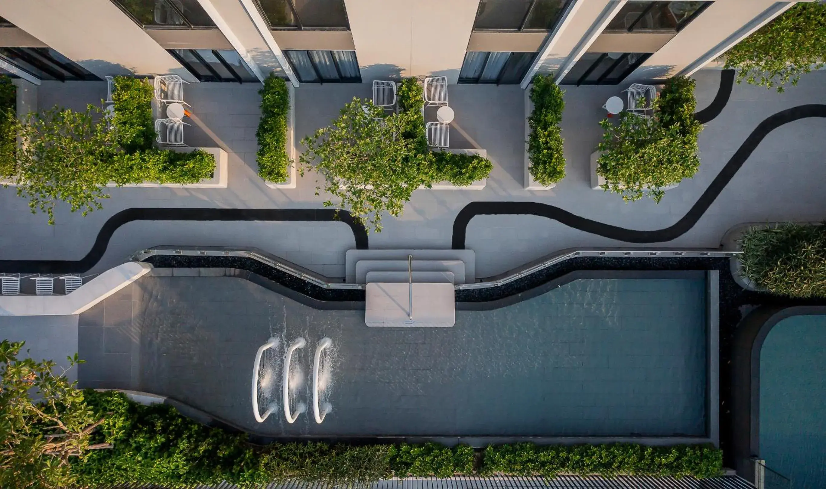 Swimming pool in Holiday Inn Express Rayong Swimming pool in Holiday Inn Express Rayong