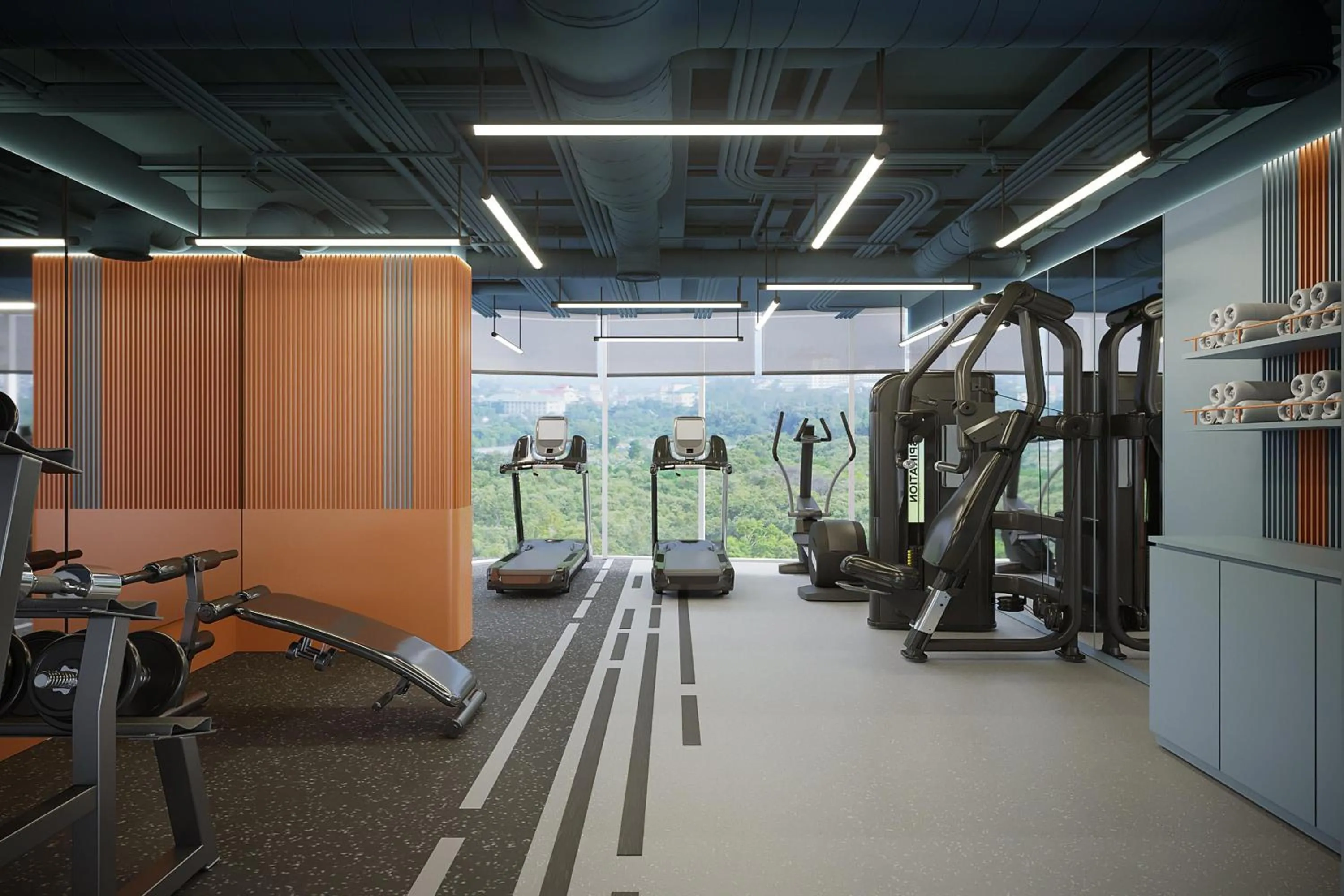 Fitness centre/facilities in Holiday Inn Express Rayong