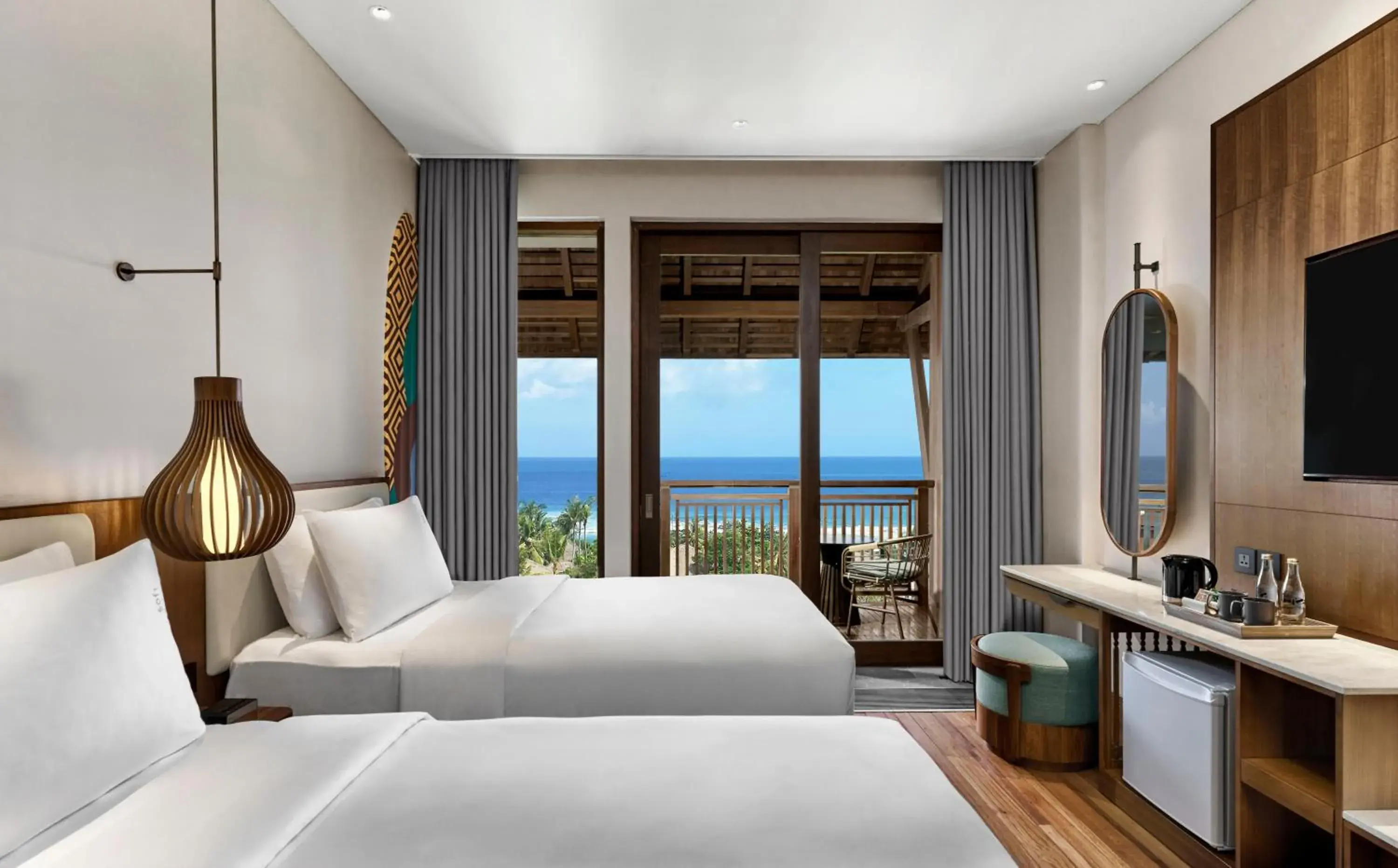 View (from property/room), Bed in Holiday Inn Resort Bali Canggu by IHG View (from property/room), Bed in Holiday Inn Resort Bali Canggu by IHG