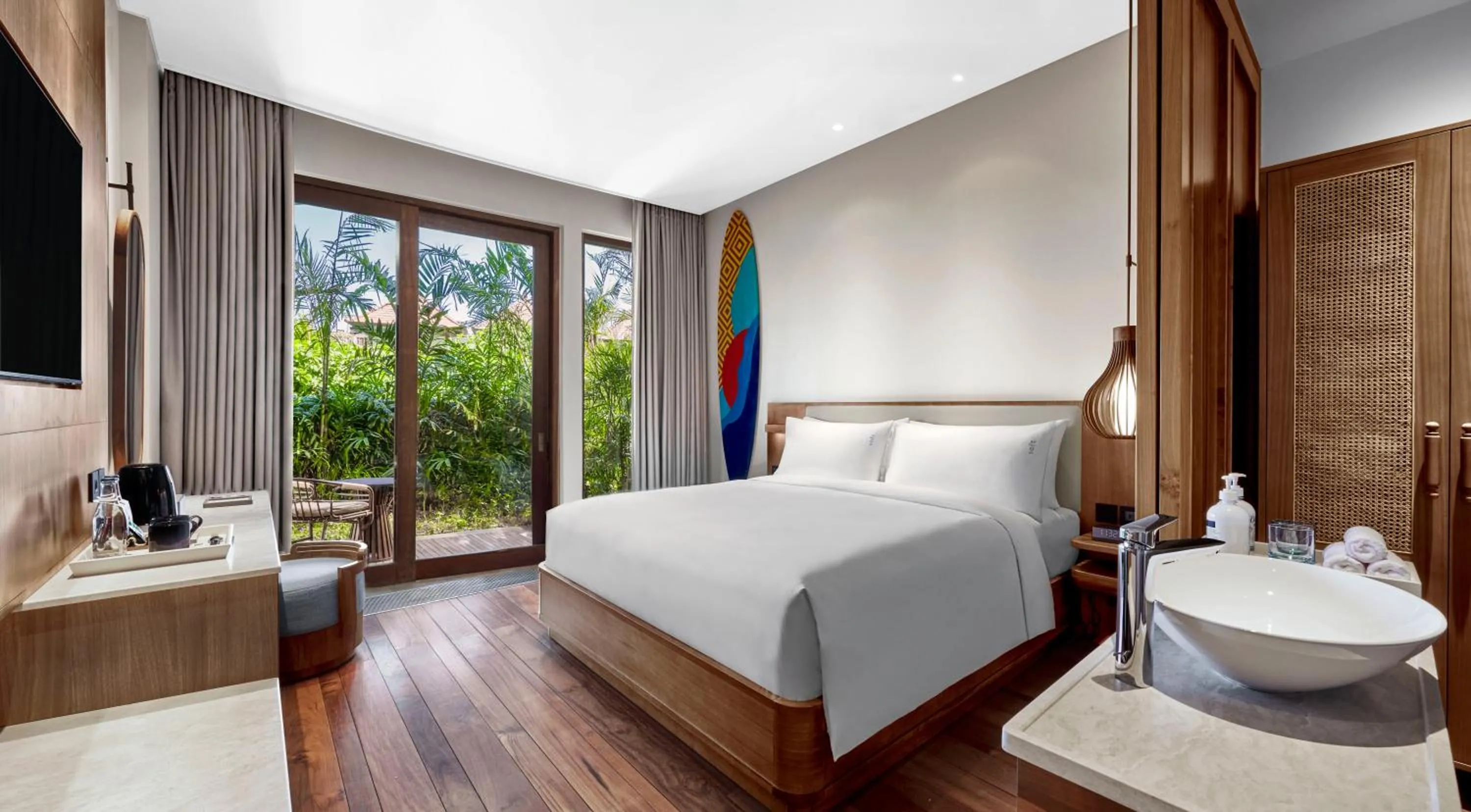 View (from property/room), Bed in Holiday Inn Resort Bali Canggu by IHG